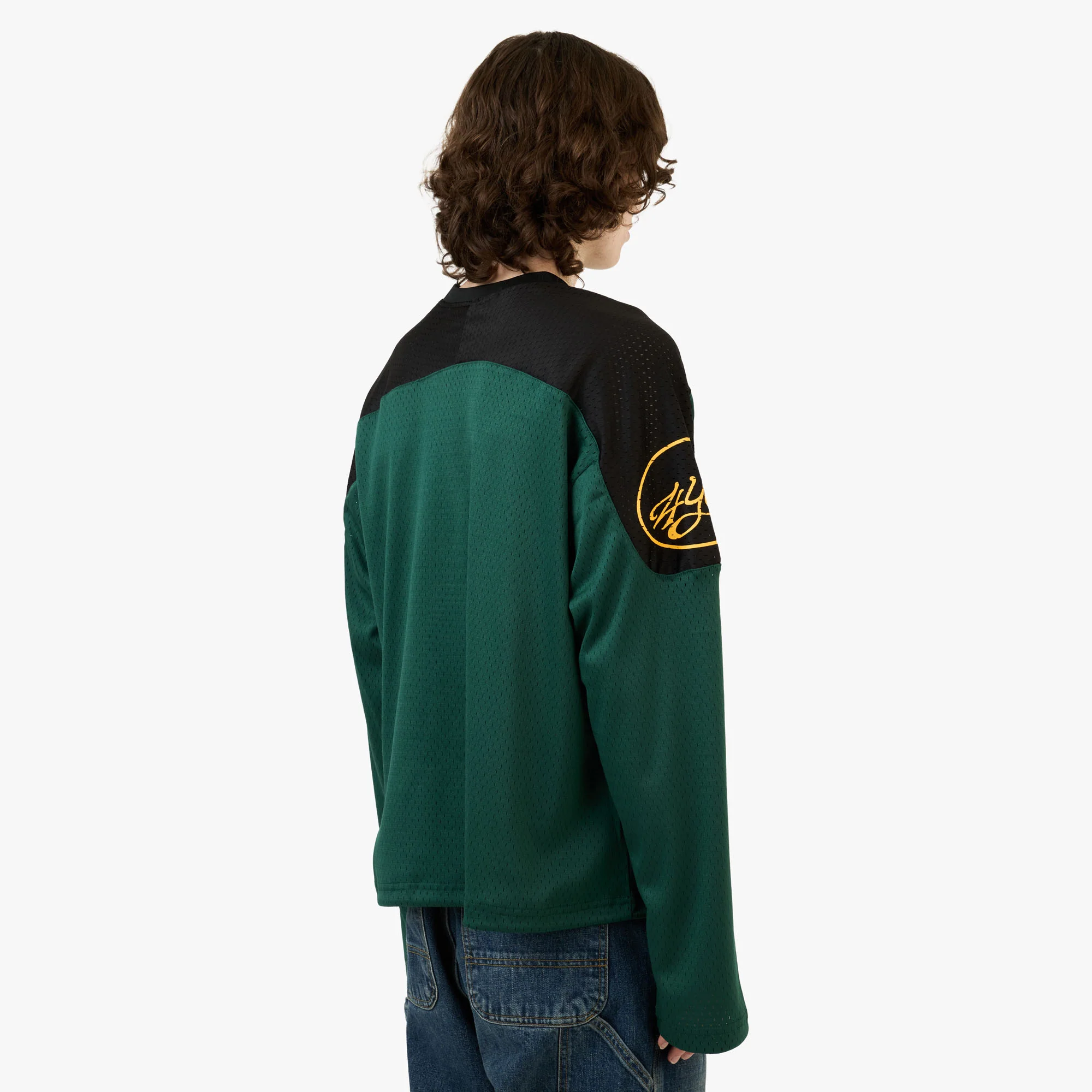 4YE Signature Mesh Jersey Dark Green / Black - Image 3