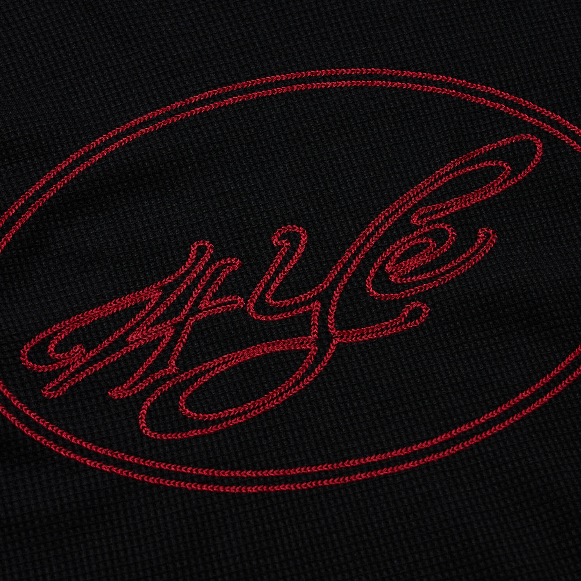 4YE Signature Waffle Top Black / Red - Image 10