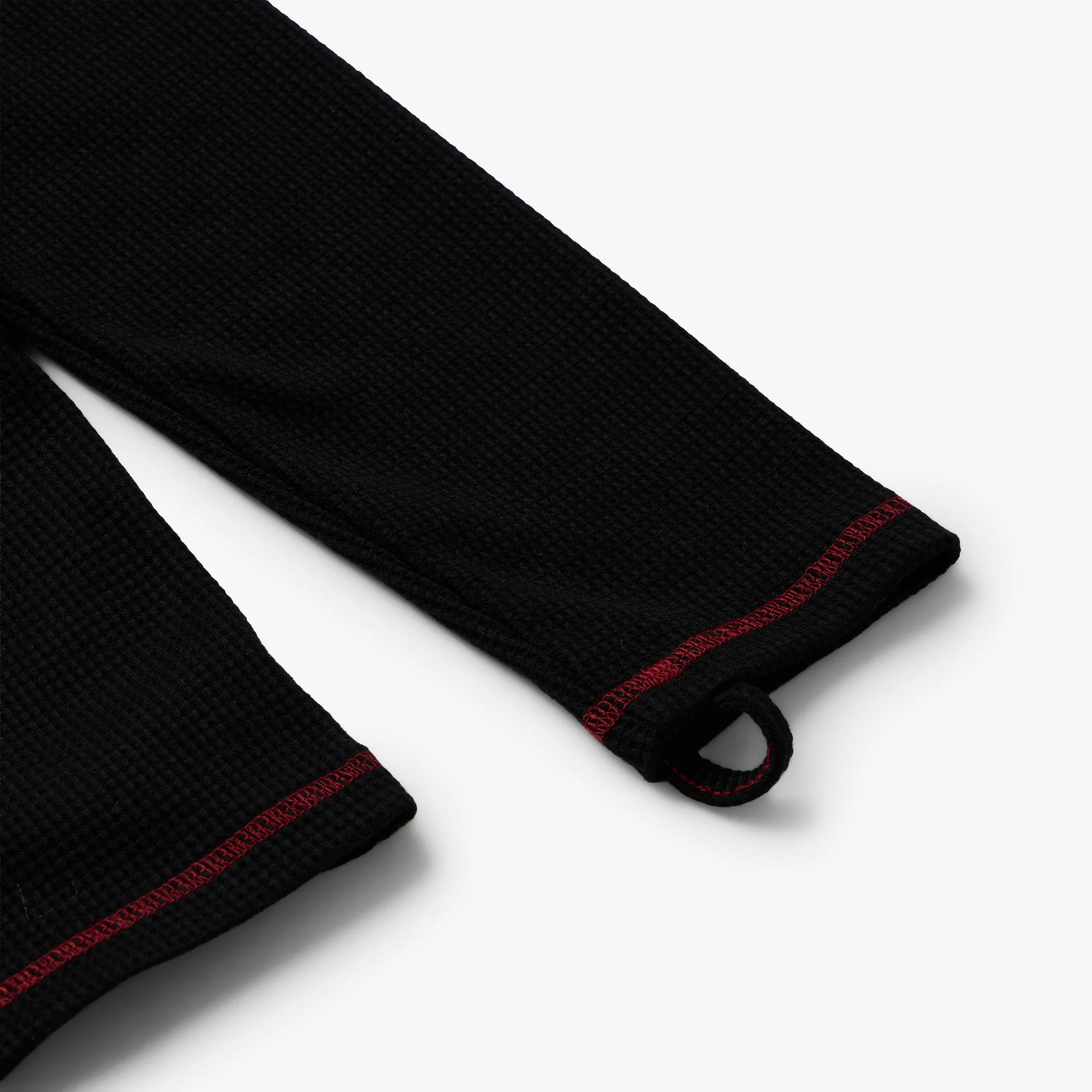 4YE Signature Waffle Top Black / Red - Image 11