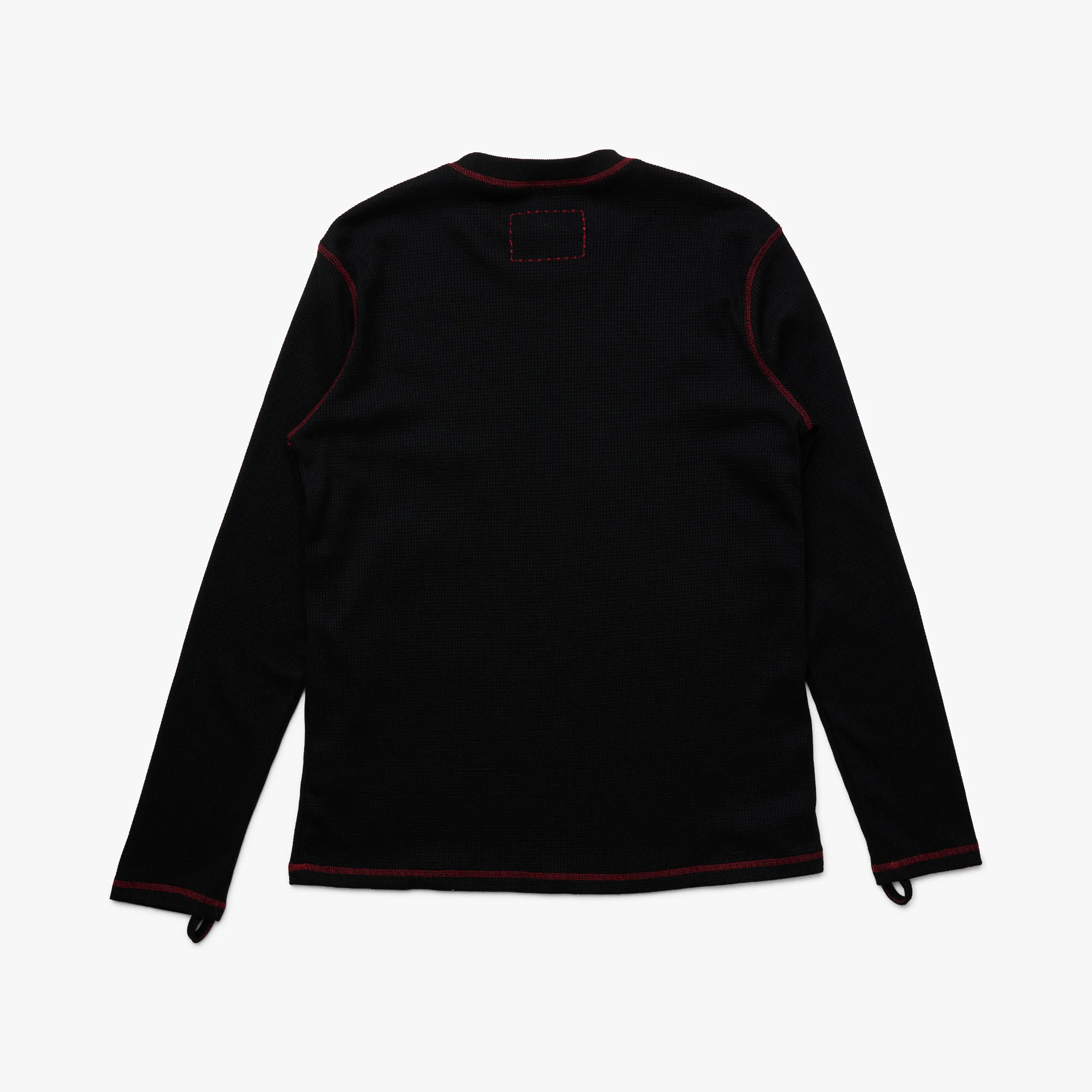 4YE Signature Waffle Top Black / Red - Image 9