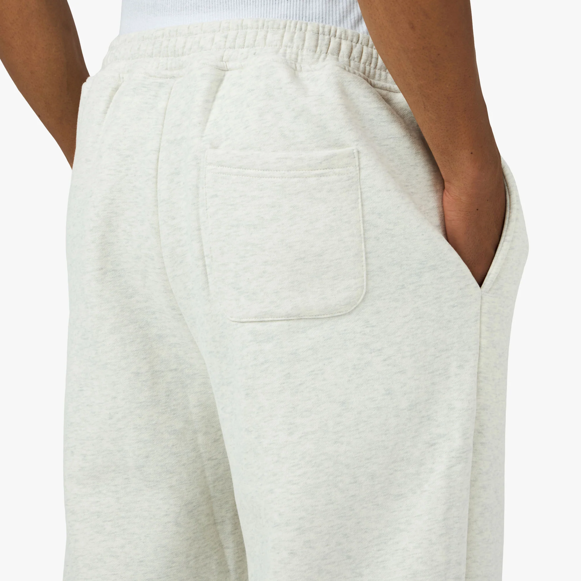 4YE Signature Wide Pant Birch Heather Grey / Red - Image 5