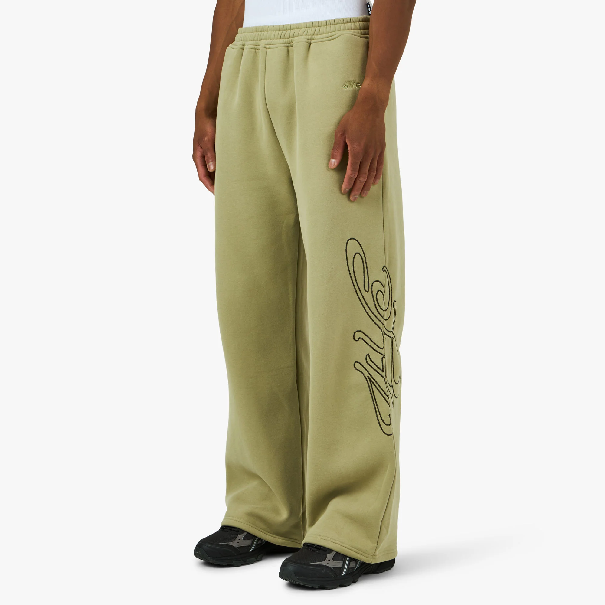 4YE Signature Wide Pant Sage / Black - Image 2