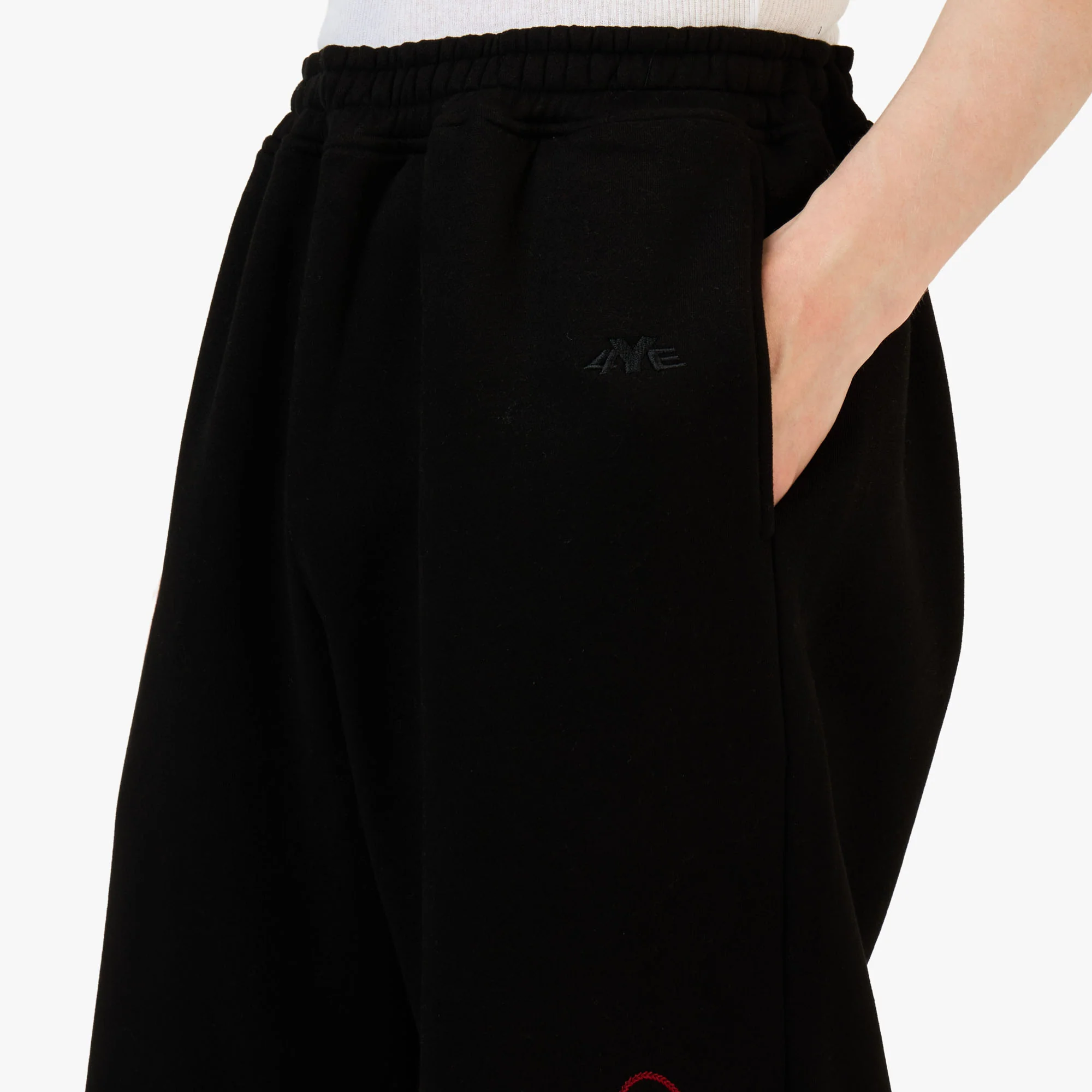 4YE Signature Zip Wide Pant Black / Red - Image 4