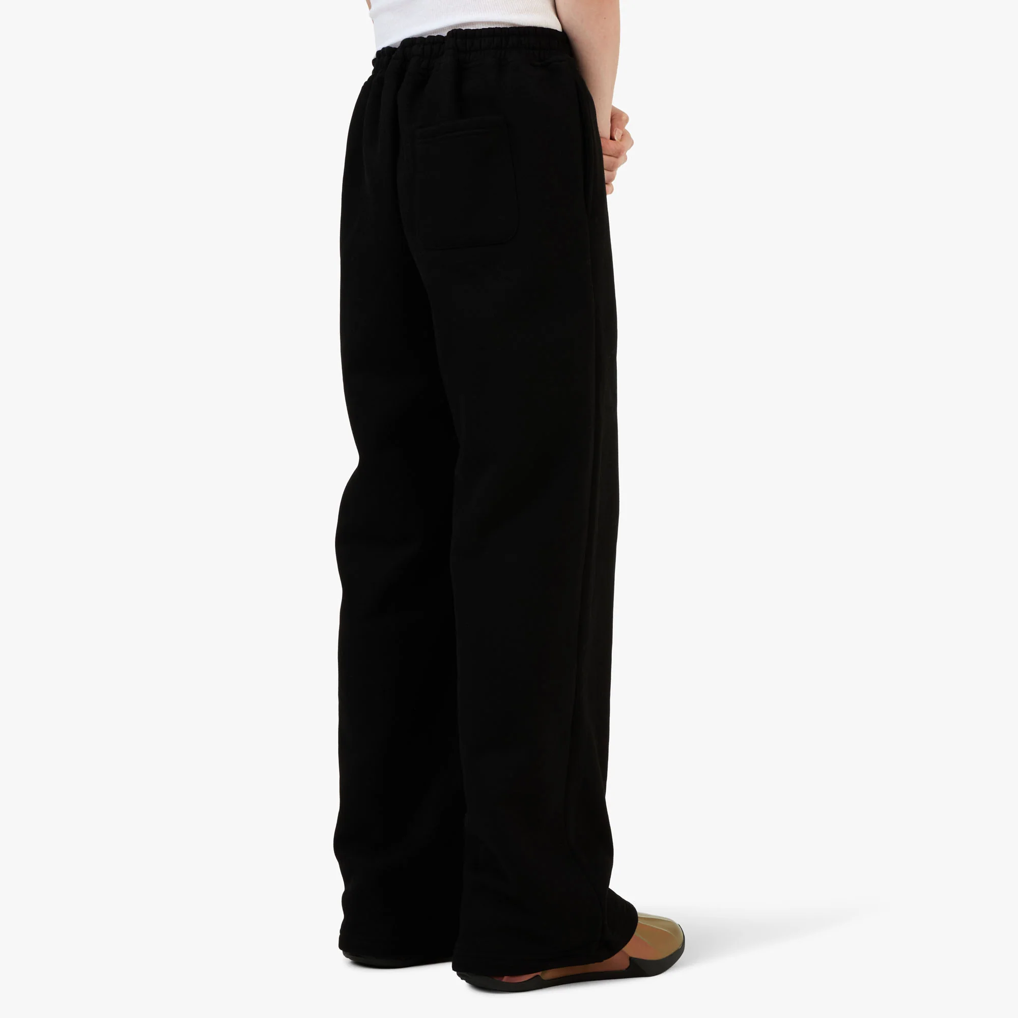 4YE Signature Zip Wide Pant Black/White - Image 3