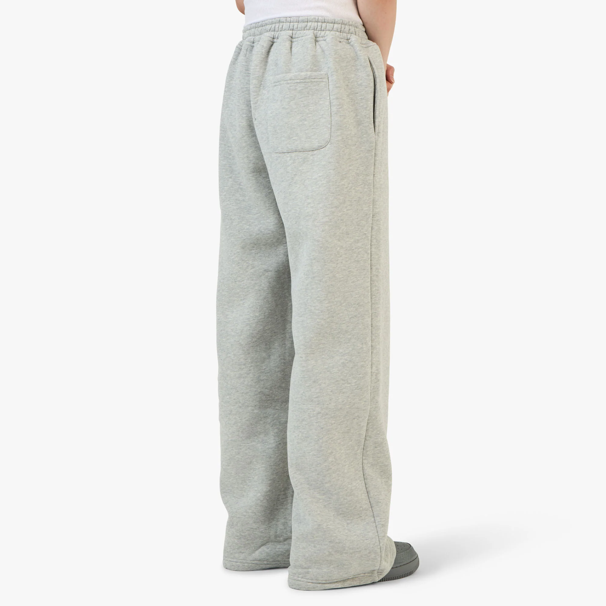 4YE Signature Zip Wide Pant Light Heather Grey - Image 3
