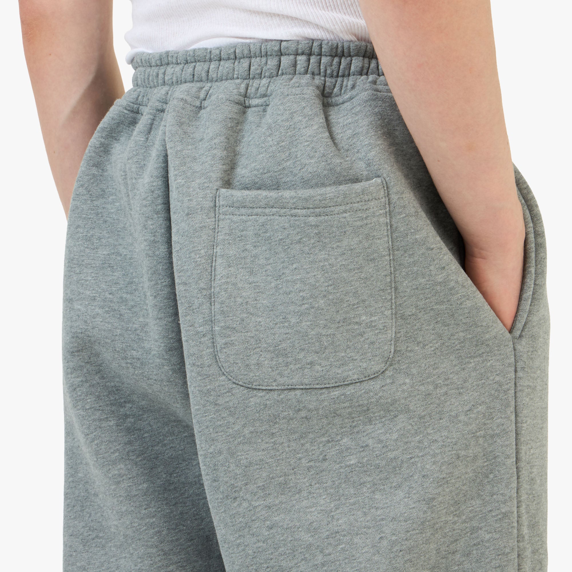 4YE Signature Zip Wide Pant Medium Grey / Forrest Green - Image 5