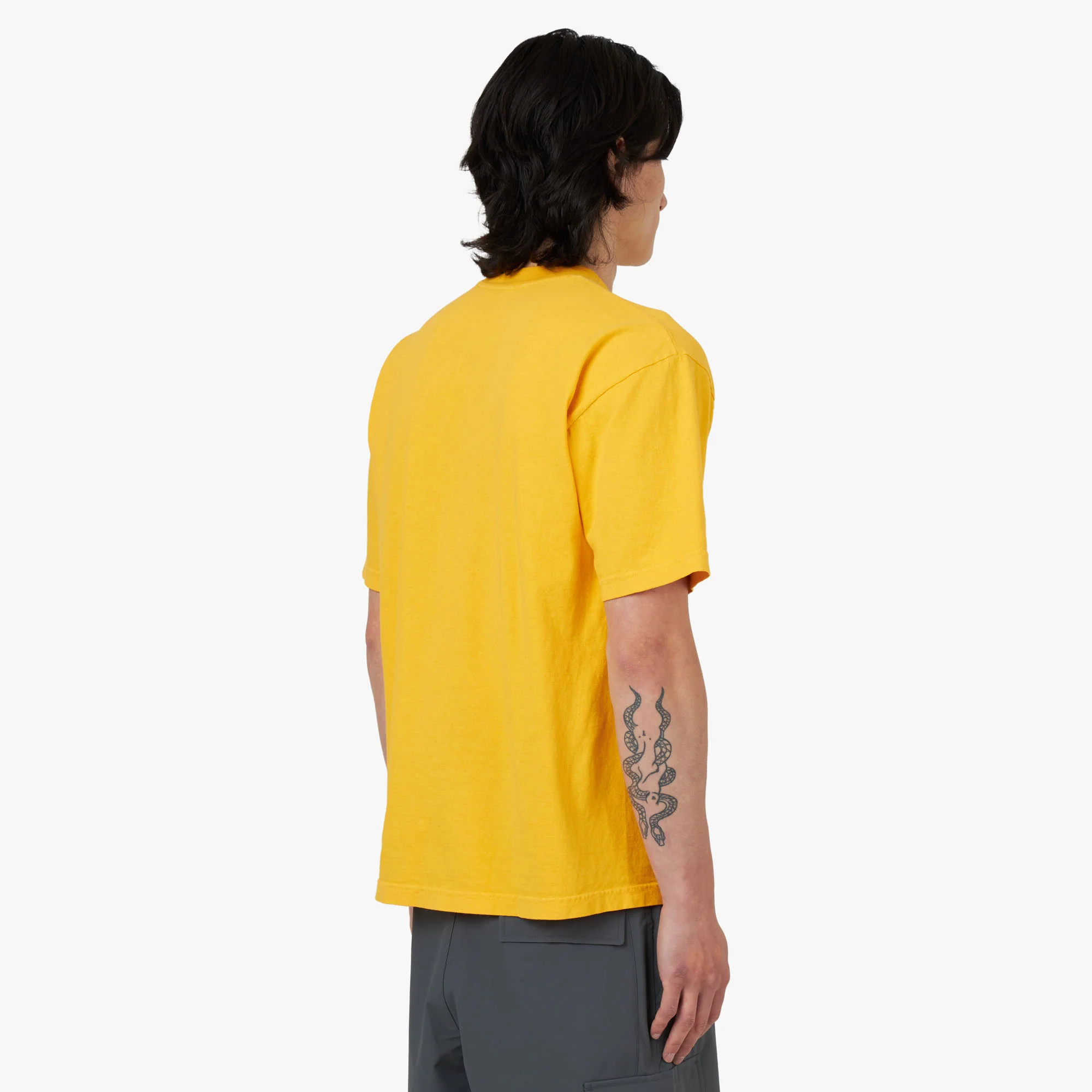 Actual Source Happy Book T-shirt / Yellow - Image 3