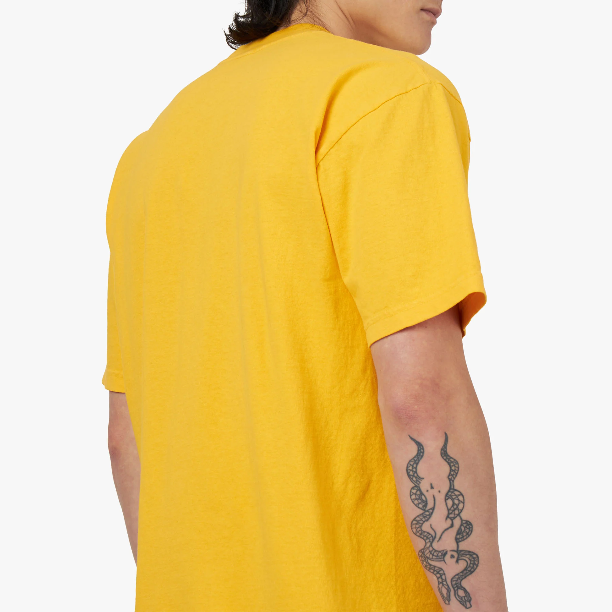 Actual Source Happy Book T-shirt / Yellow - Image 5