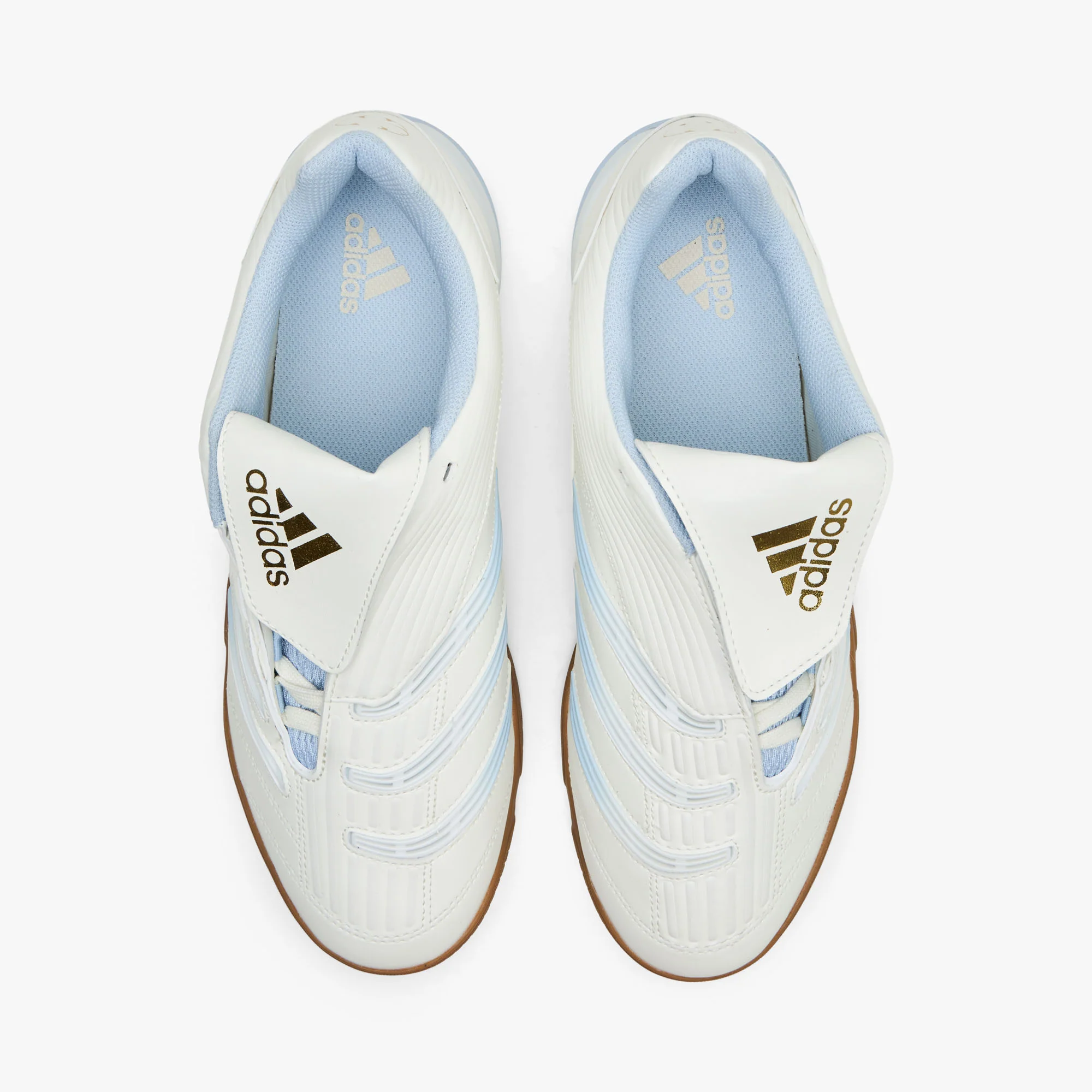 adidas Predator Sala Off White / Crystal Sky - Gum - Image 4