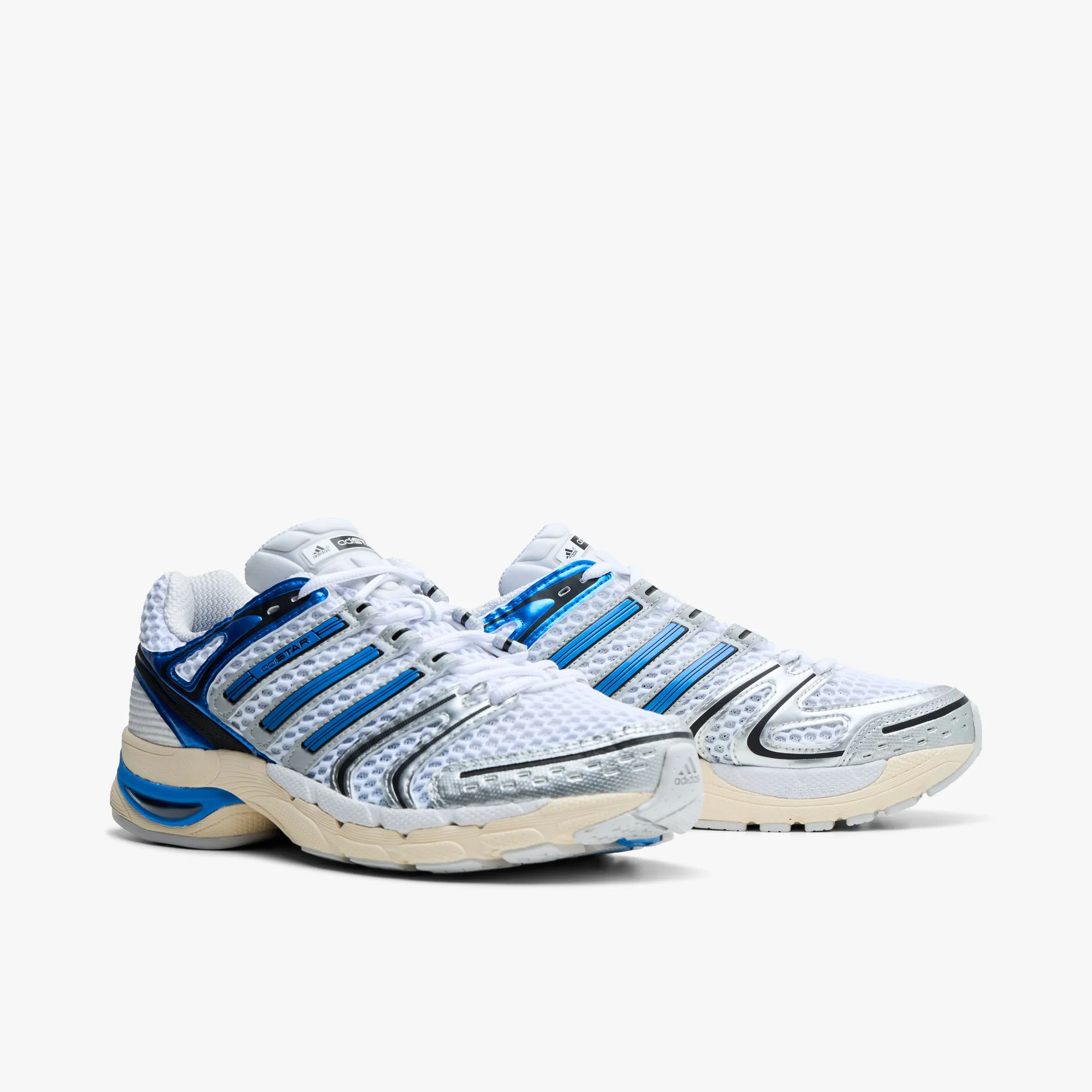 adidas Adistar Control 5 Ftwr White / Lucid Ray Blue - Dash - Image 2