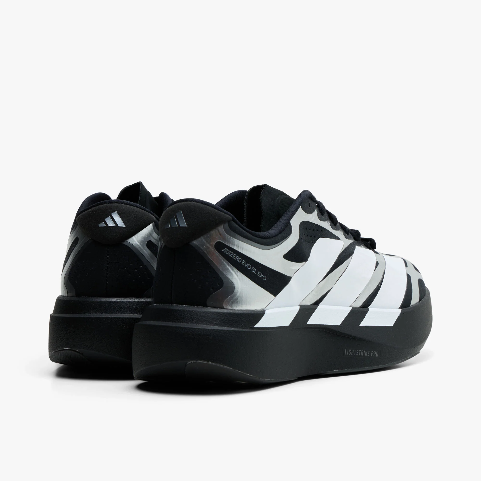 adidas Adizero EVO SL EXO Core Black / Ftwr White - Iron Metallic - Image 3