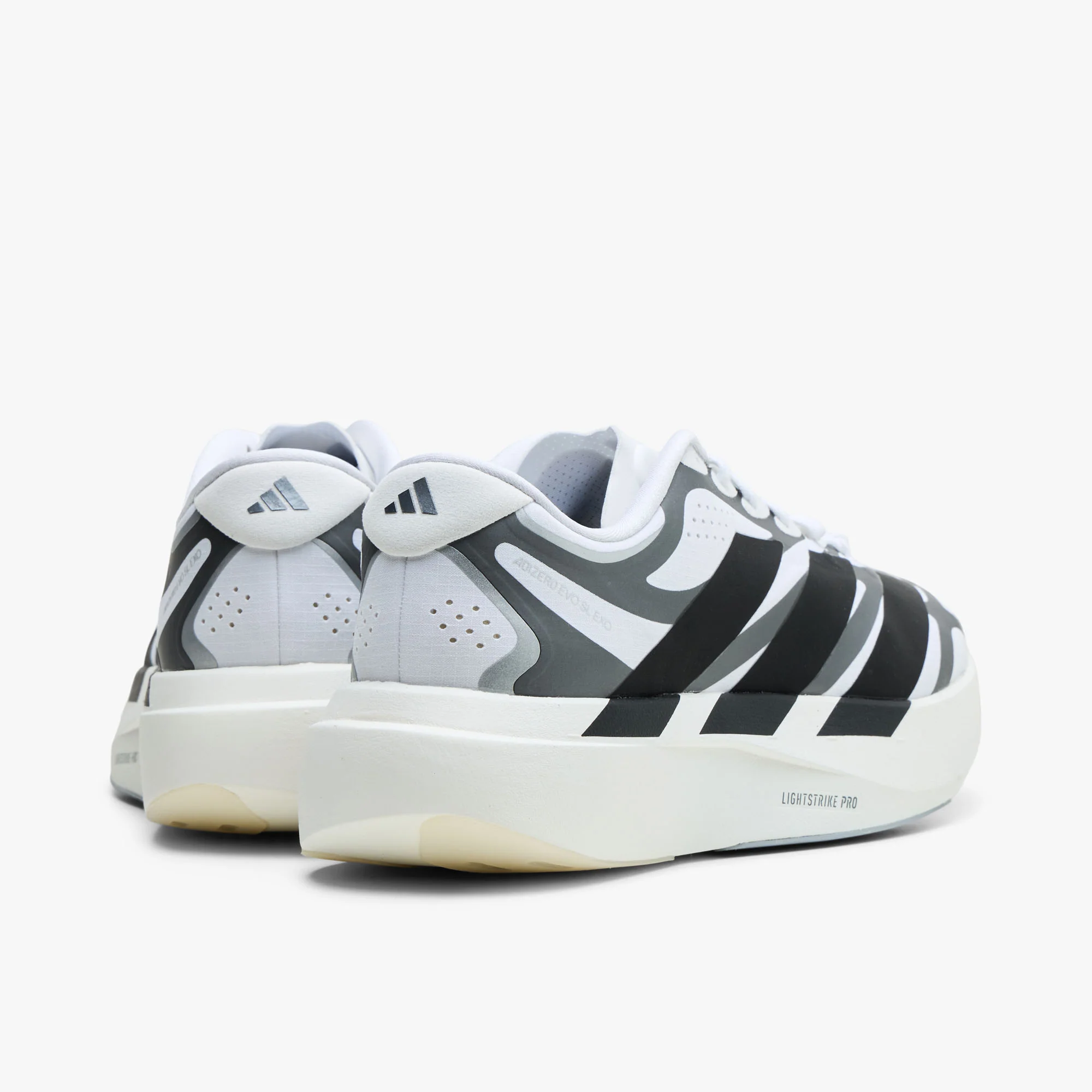 adidas Adizero EVO SL EXO Footwear White / Core Black - Iron Metallic - Image 3