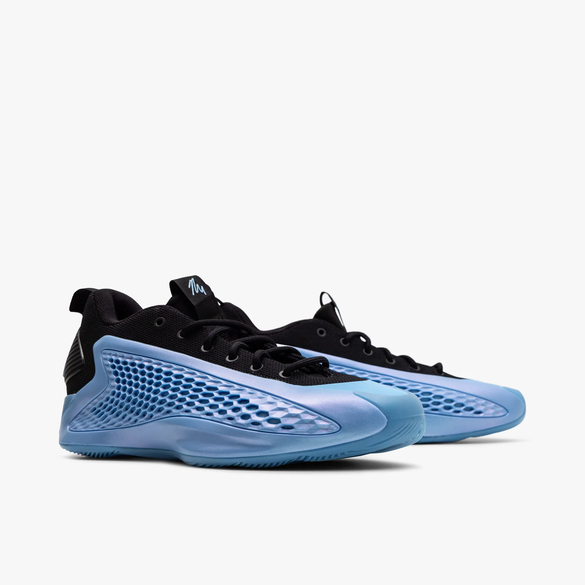 adidas Anthony Edwards 1 Low Blue Burst / Core Black - Cloud White - Image 3
