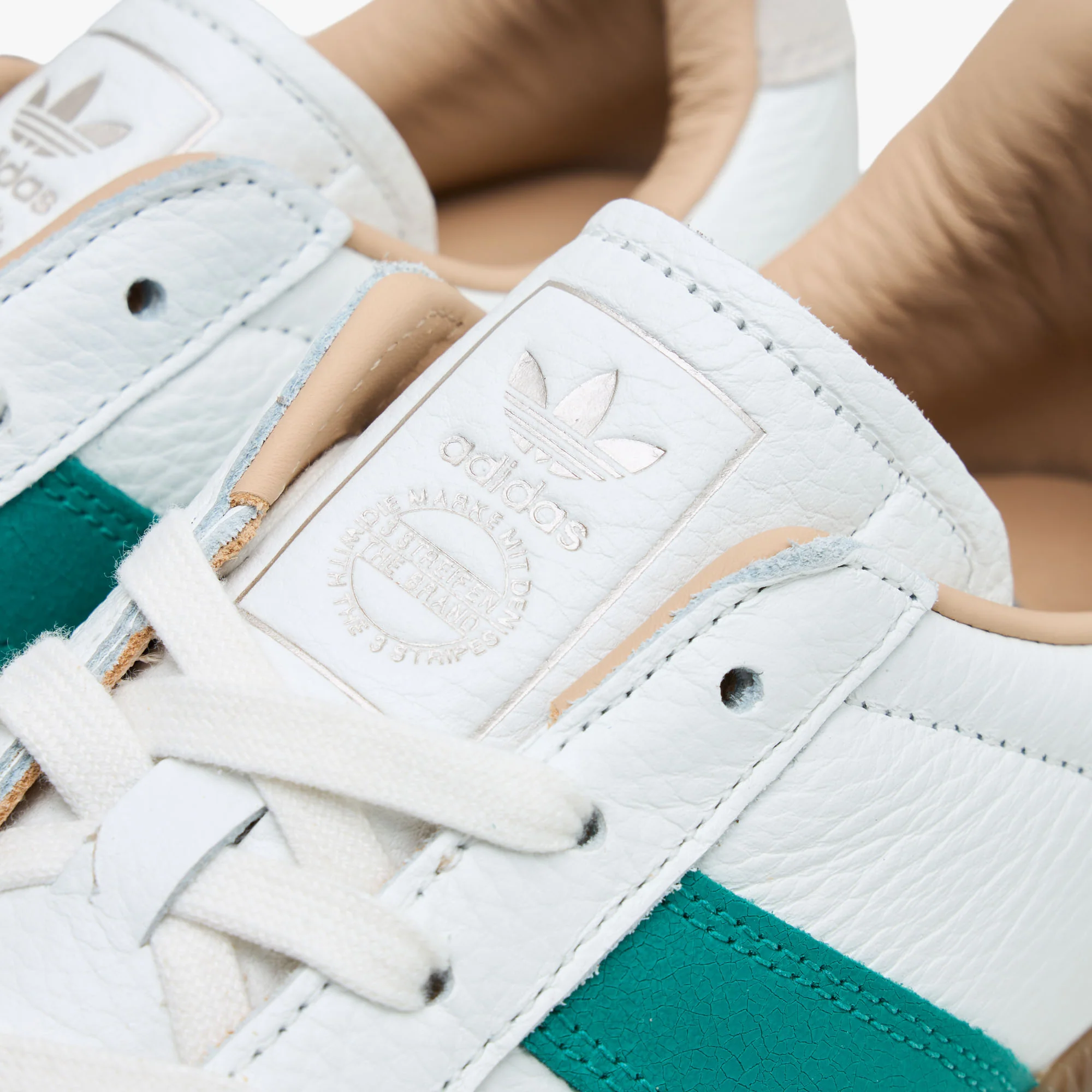 adidas BW Army Core White / Power Green - Gum - Image 7