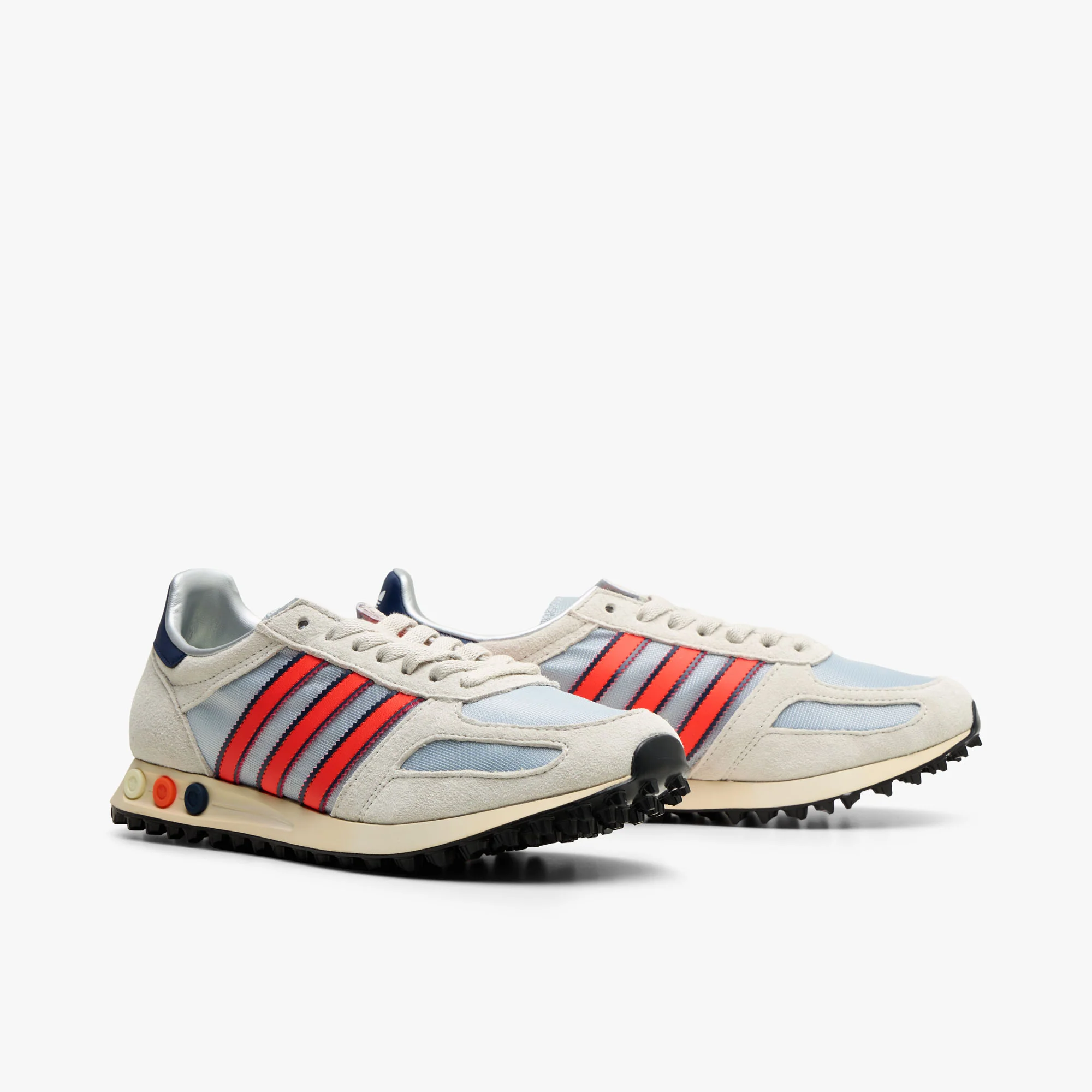 adidas LA Trainer OG Silver Metallic  / Dark Blue - Image 3