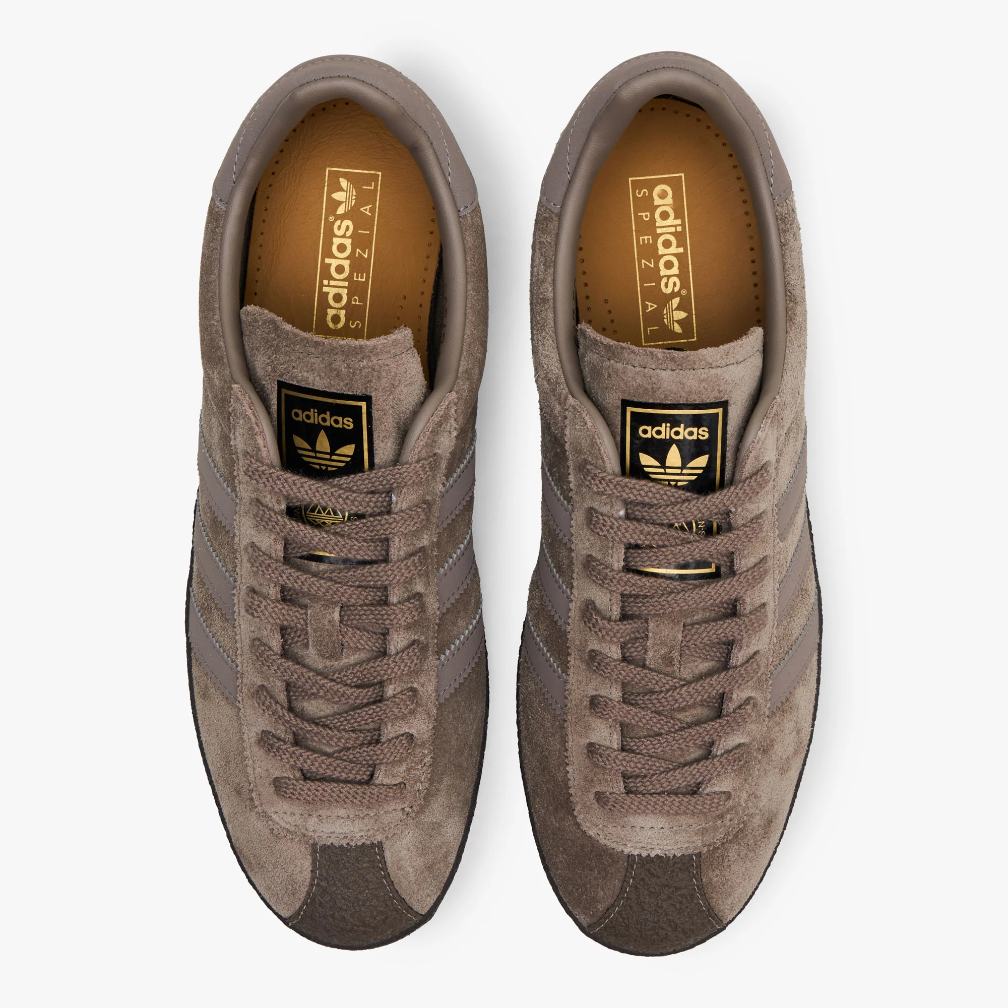 adidas Mendacino Spezial Blanch Brown / Shadow Red - Image 4