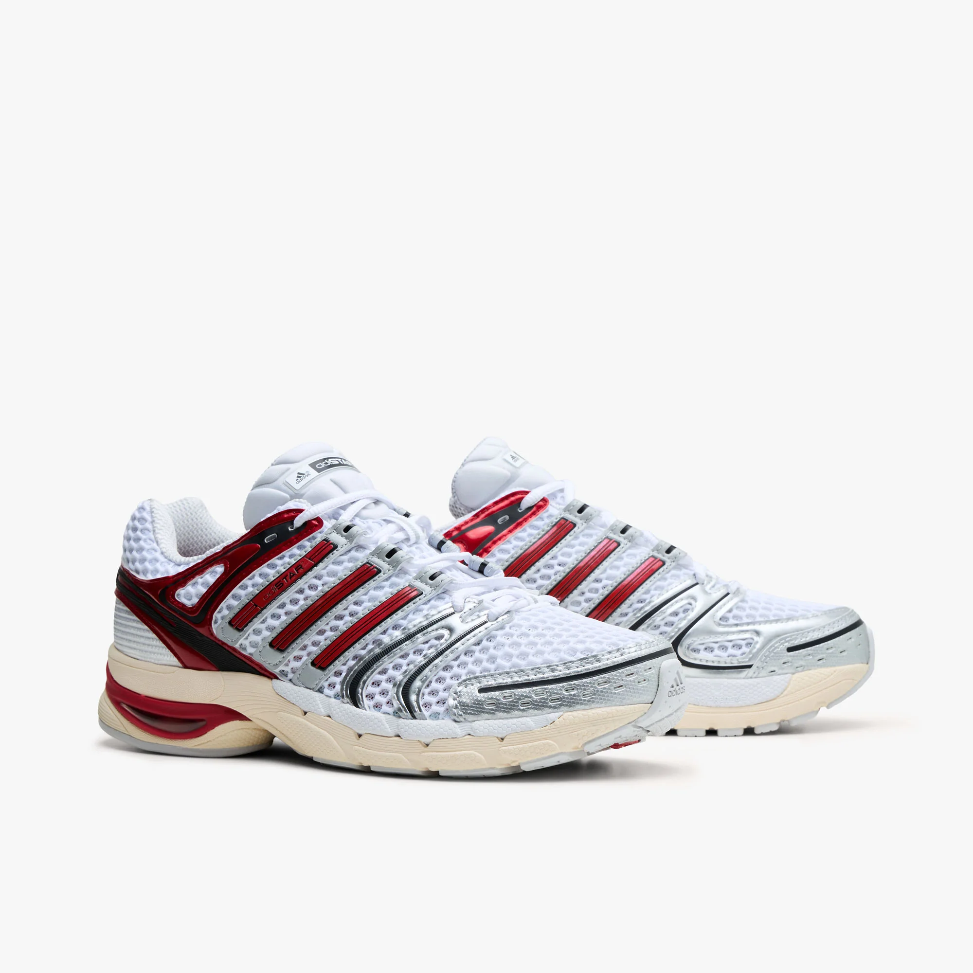 adidas Originals Adistar Control 5 Ftwr White / Better Scarlet Grey - Image 2