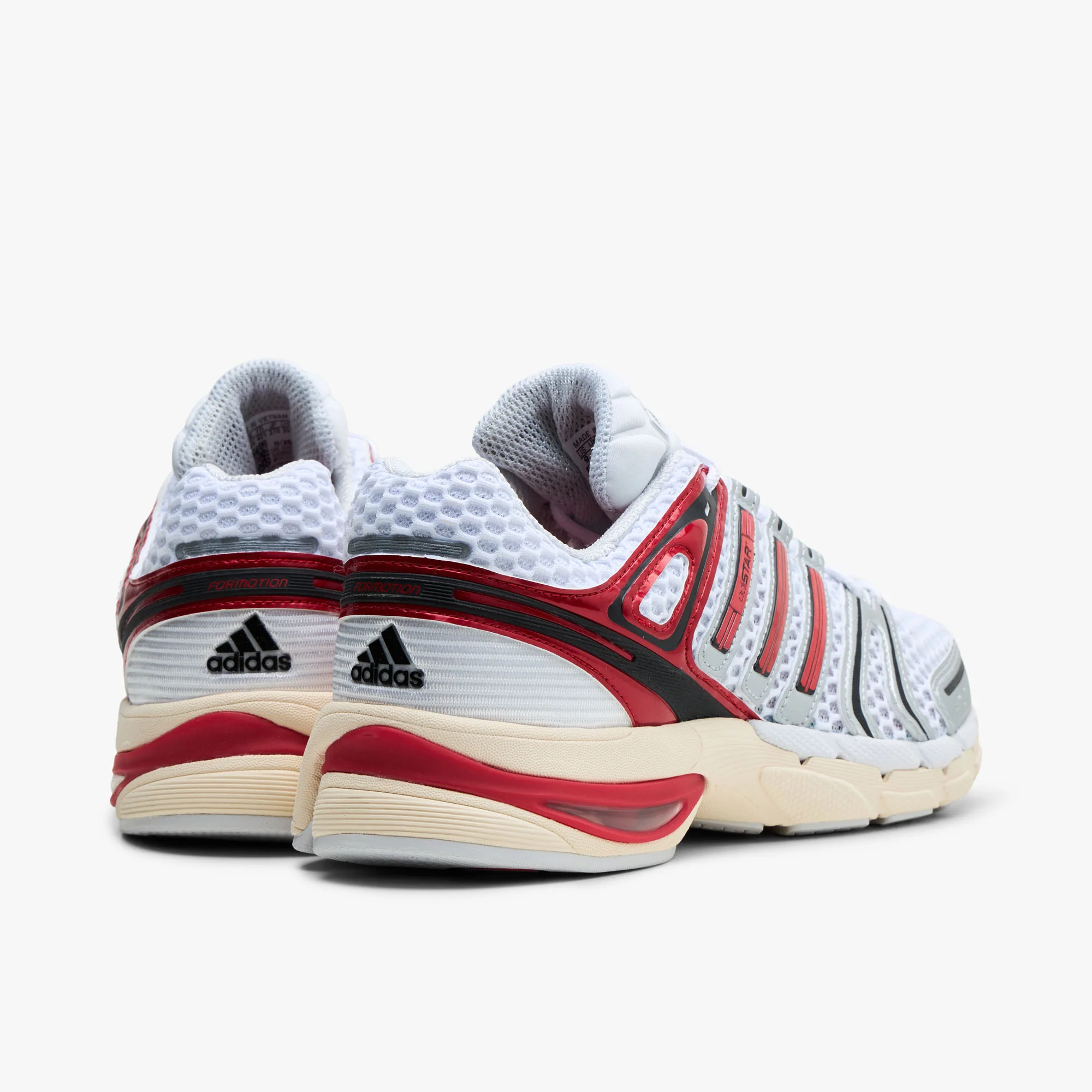 adidas Originals Adistar Control 5 Ftwr White / Better Scarlet Grey - Image 3