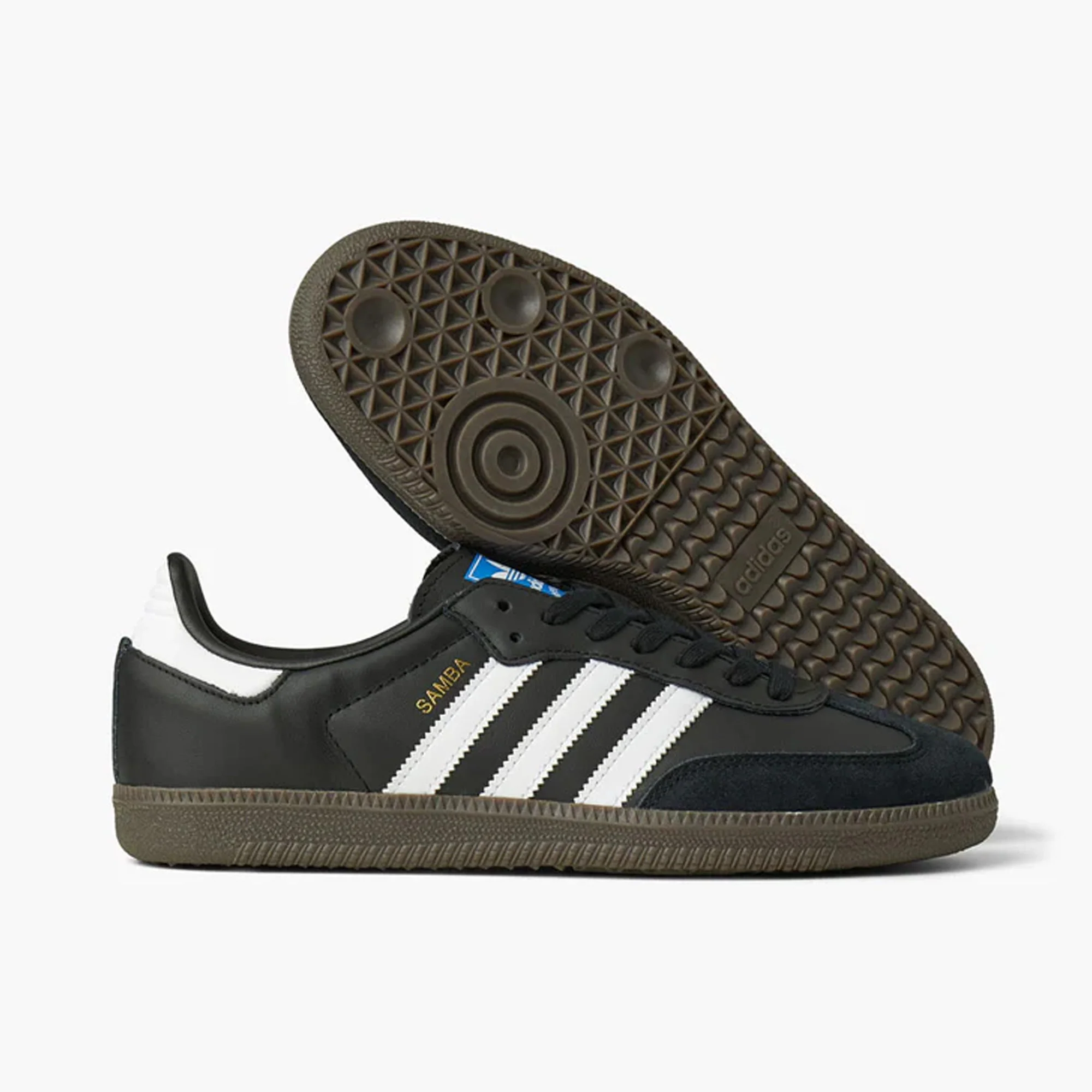 DNU - adidas Originals Samba OG Core Black / Cloud White - Gum - Image 2