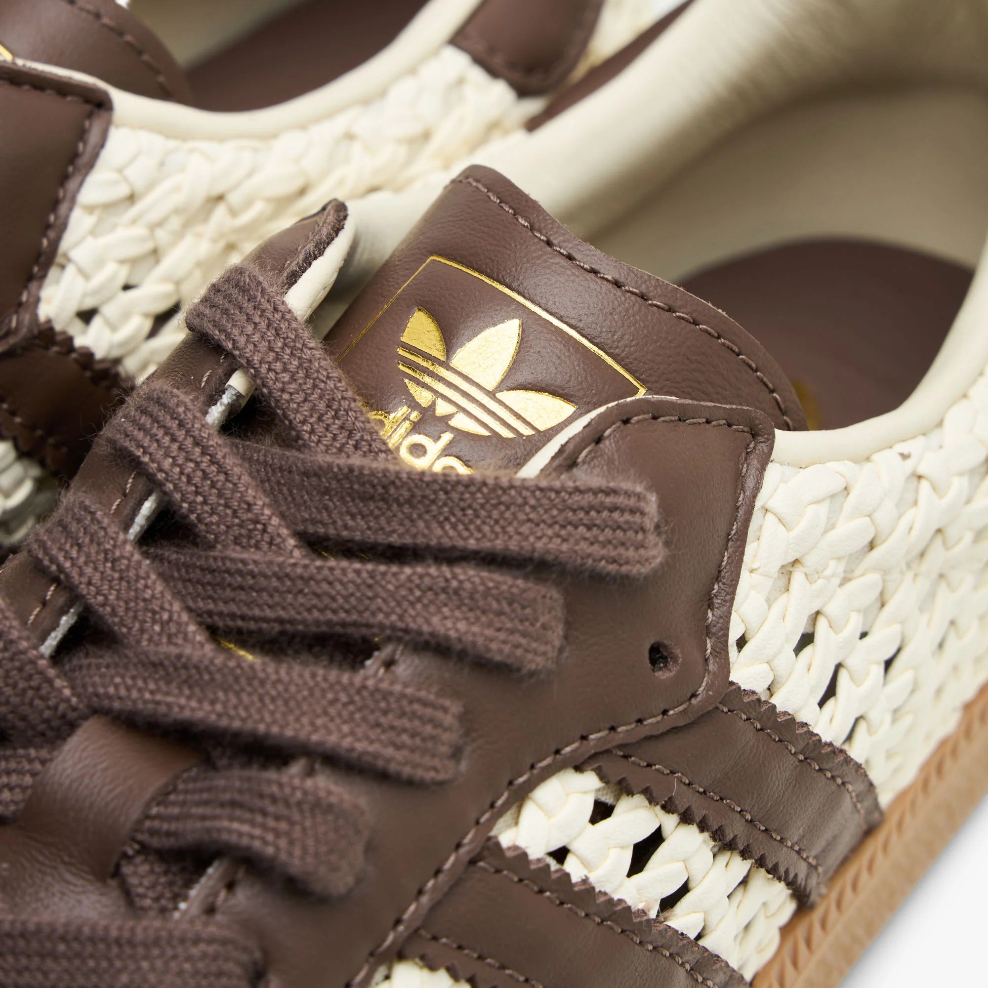 adidas Originals Women's Samba OG Cream White / Earth Strata - Image 6