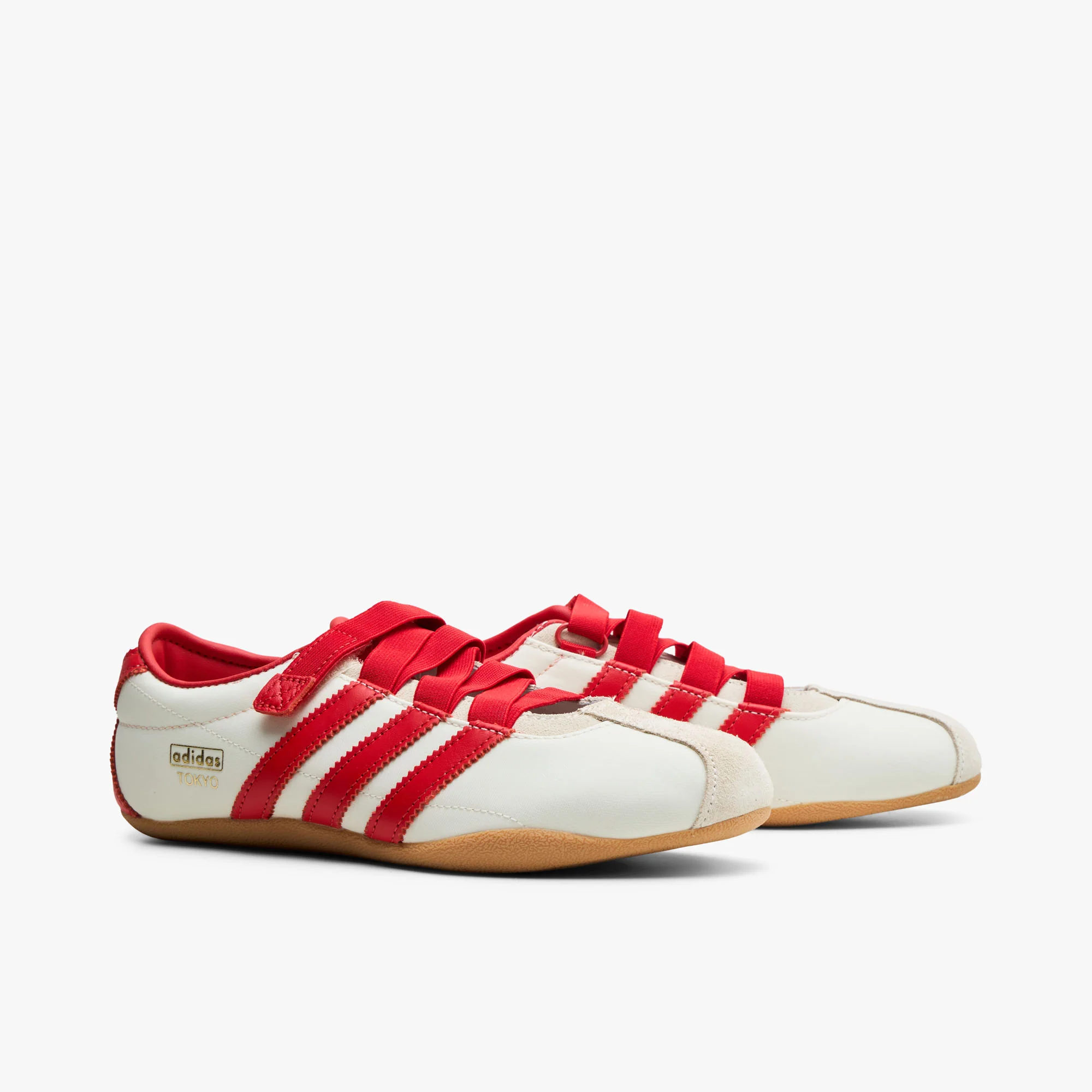 adidas Originals Women's Tokyo MJ Cream White / Red - Image 2