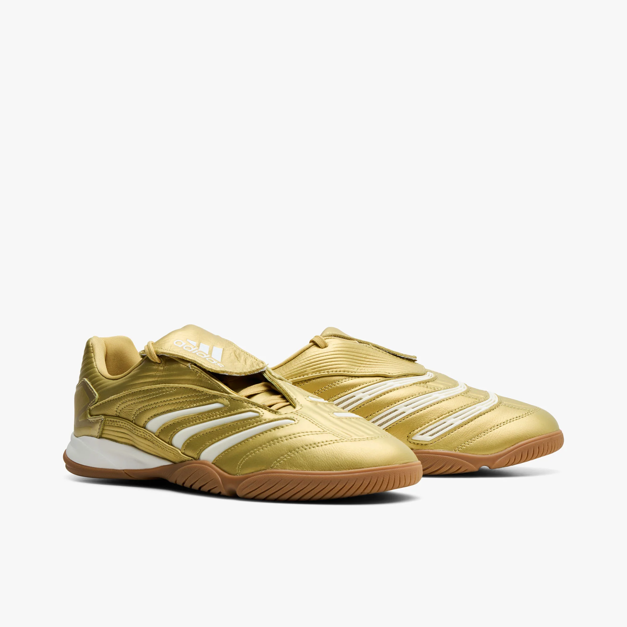 adidas Predator Sala Gold Met. / Core Met. - Core White - Image 2