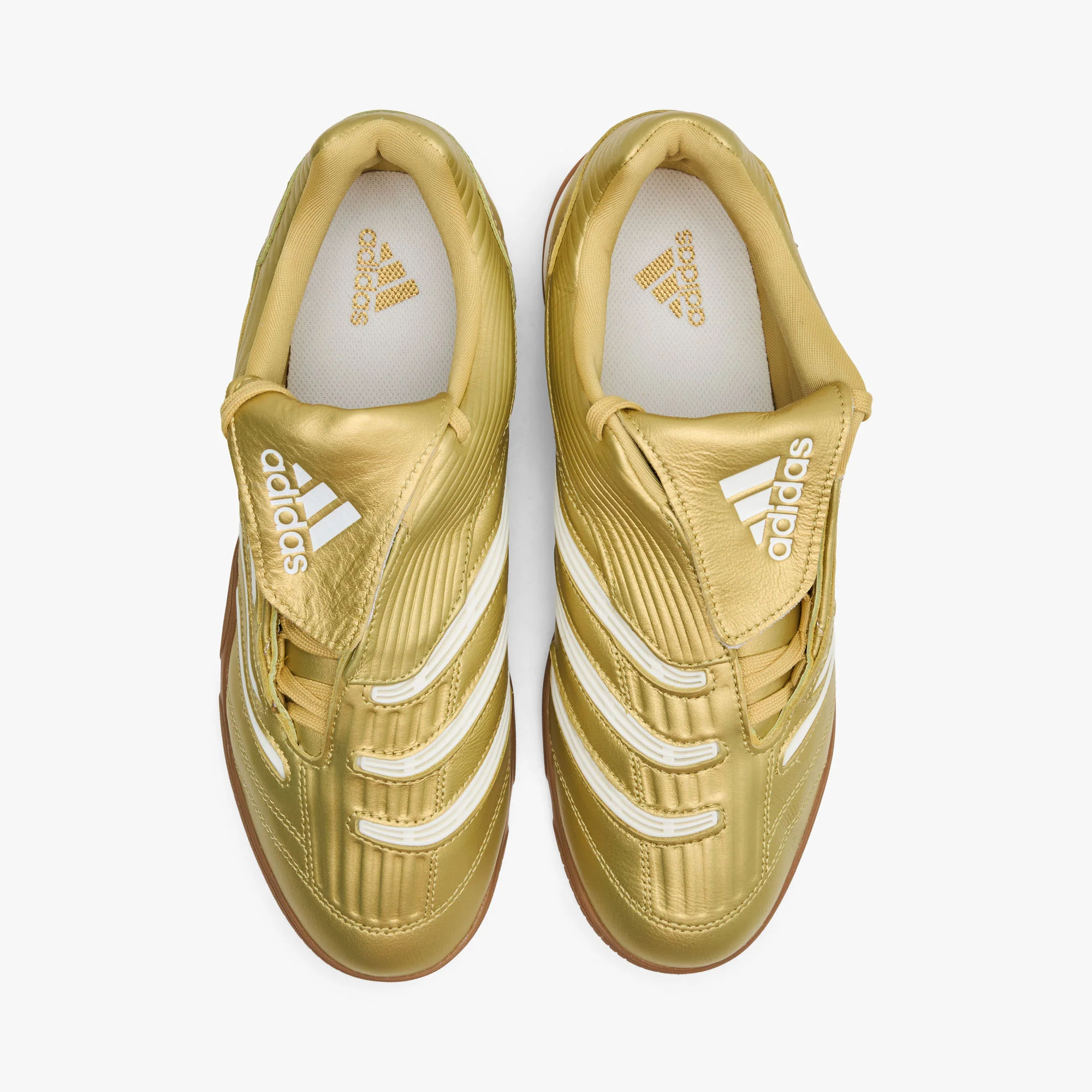 adidas Predator Sala Gold Met. / Core Met. - Core White - Image 4