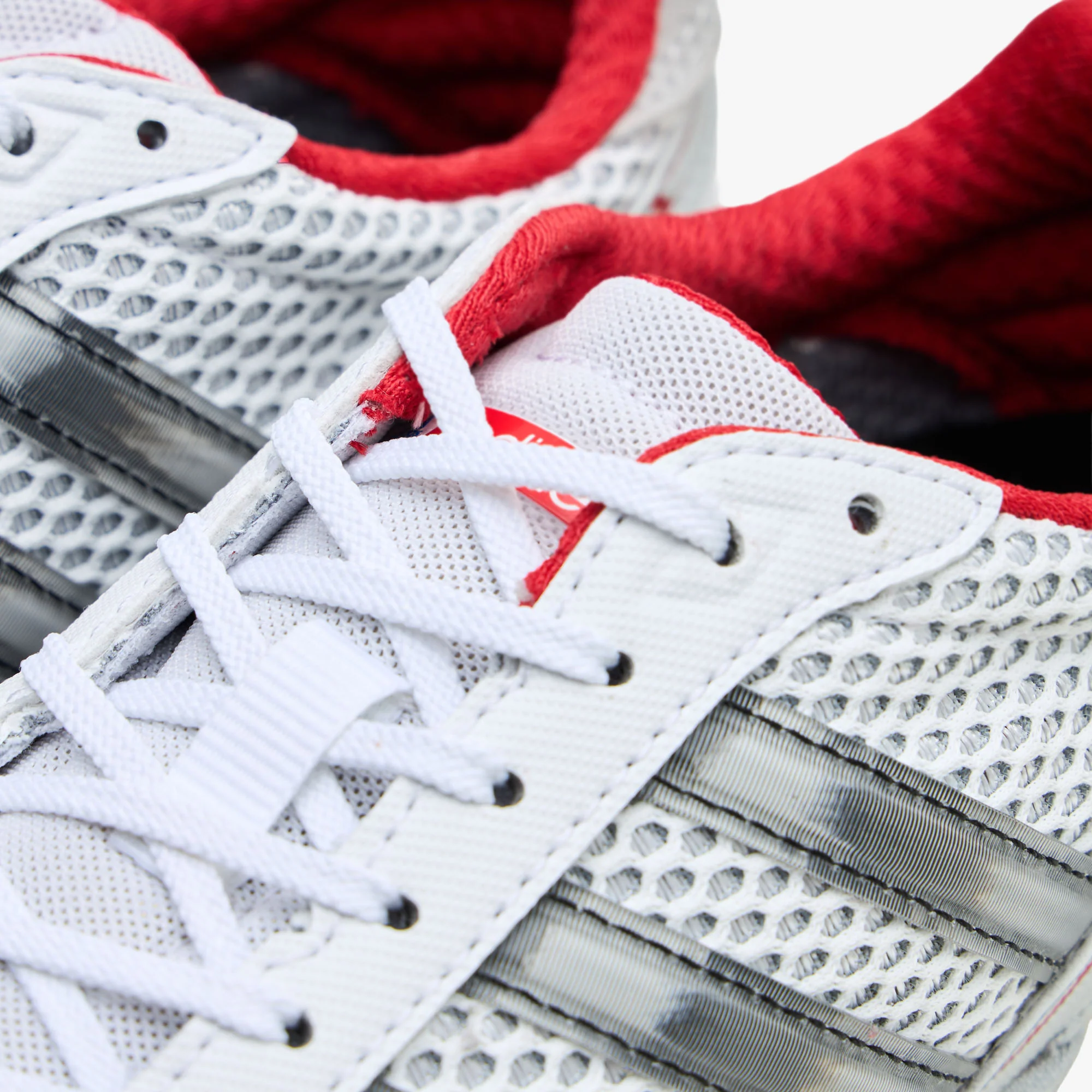 adidas Women's Adizero Adios OG Silver Metallic / Black - Better Scarlet - Image 6