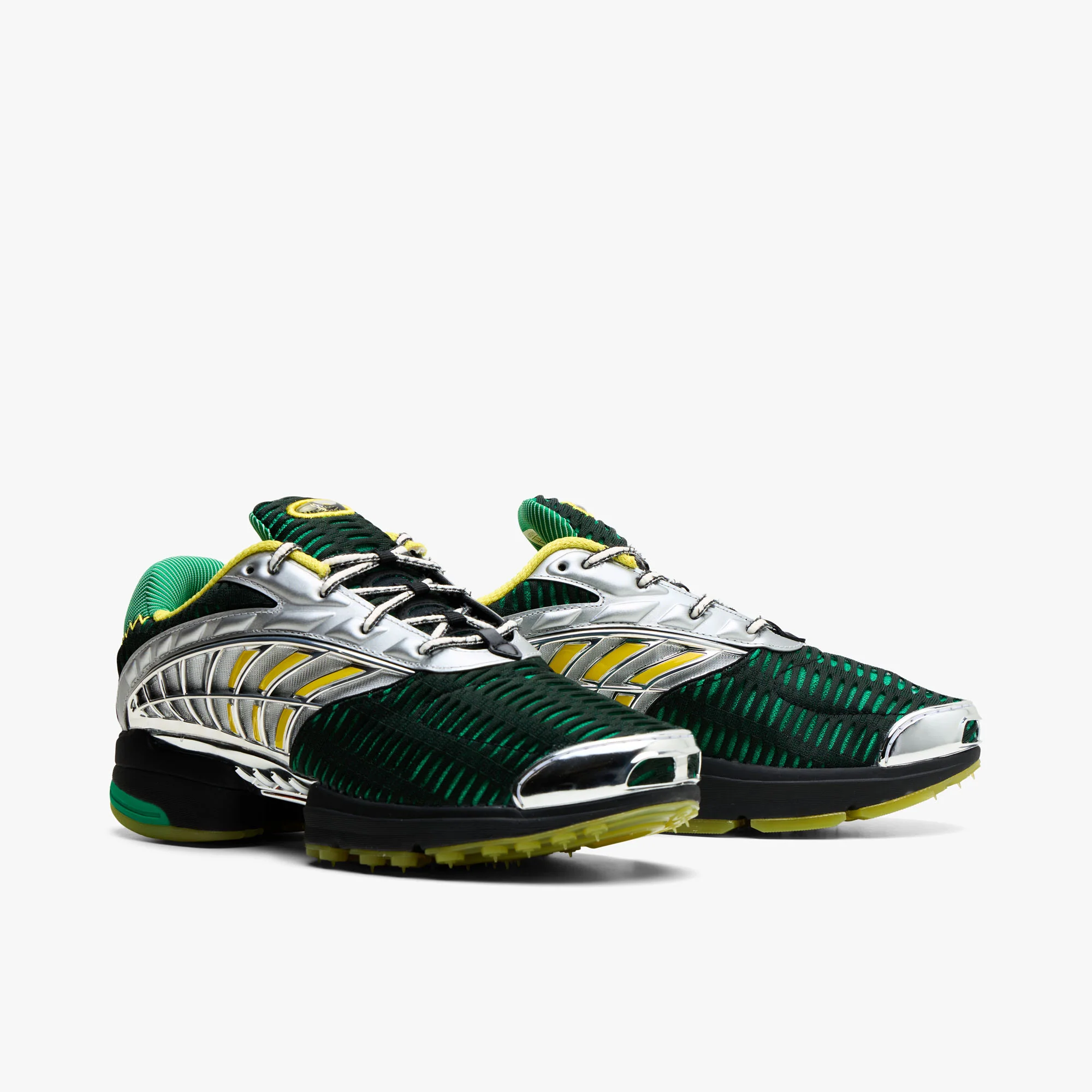 adidas x Brain Dead Climacool 2 Core Black / Impact Yellow - Image 3
