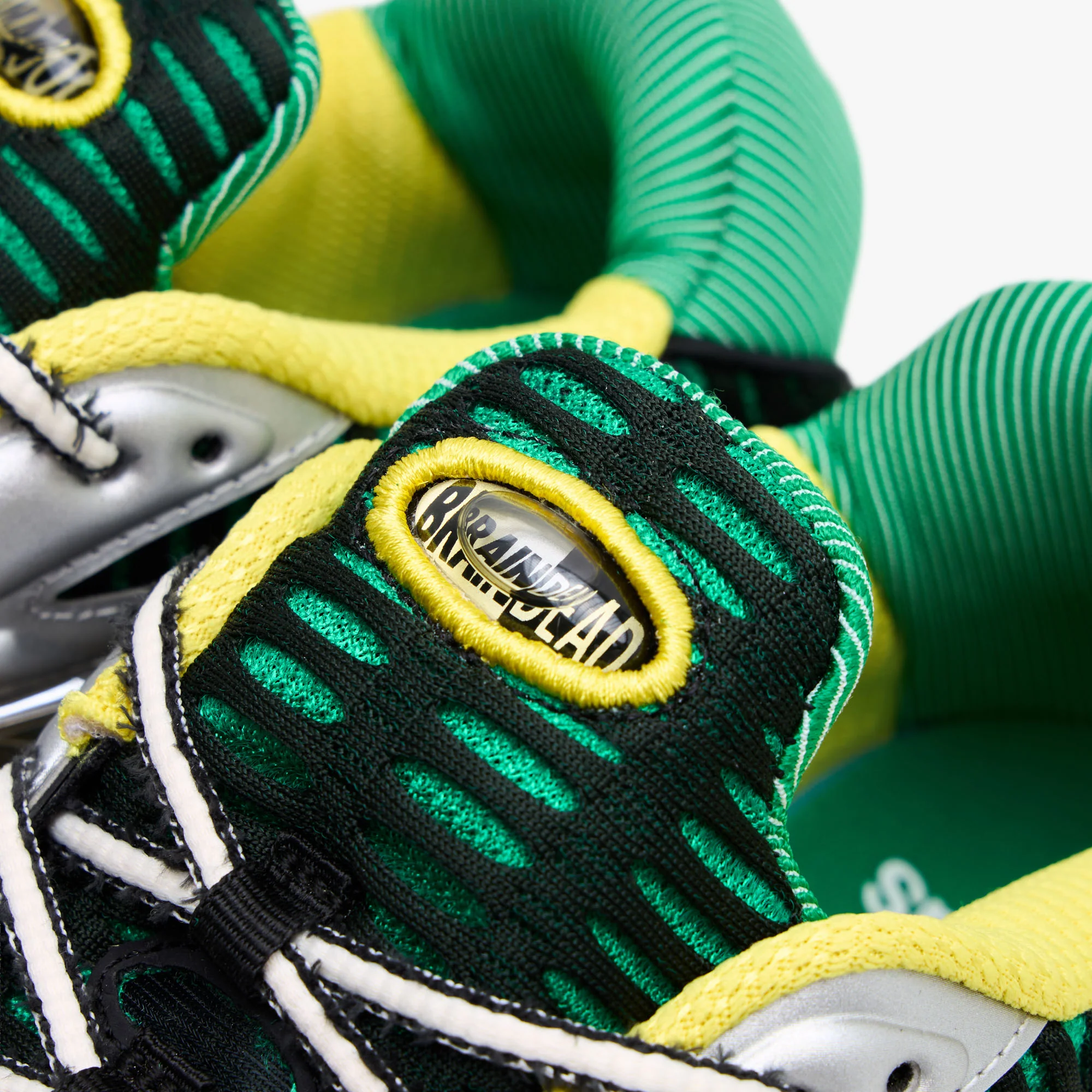 adidas x Brain Dead Climacool 2 Core Black / Impact Yellow - Image 7
