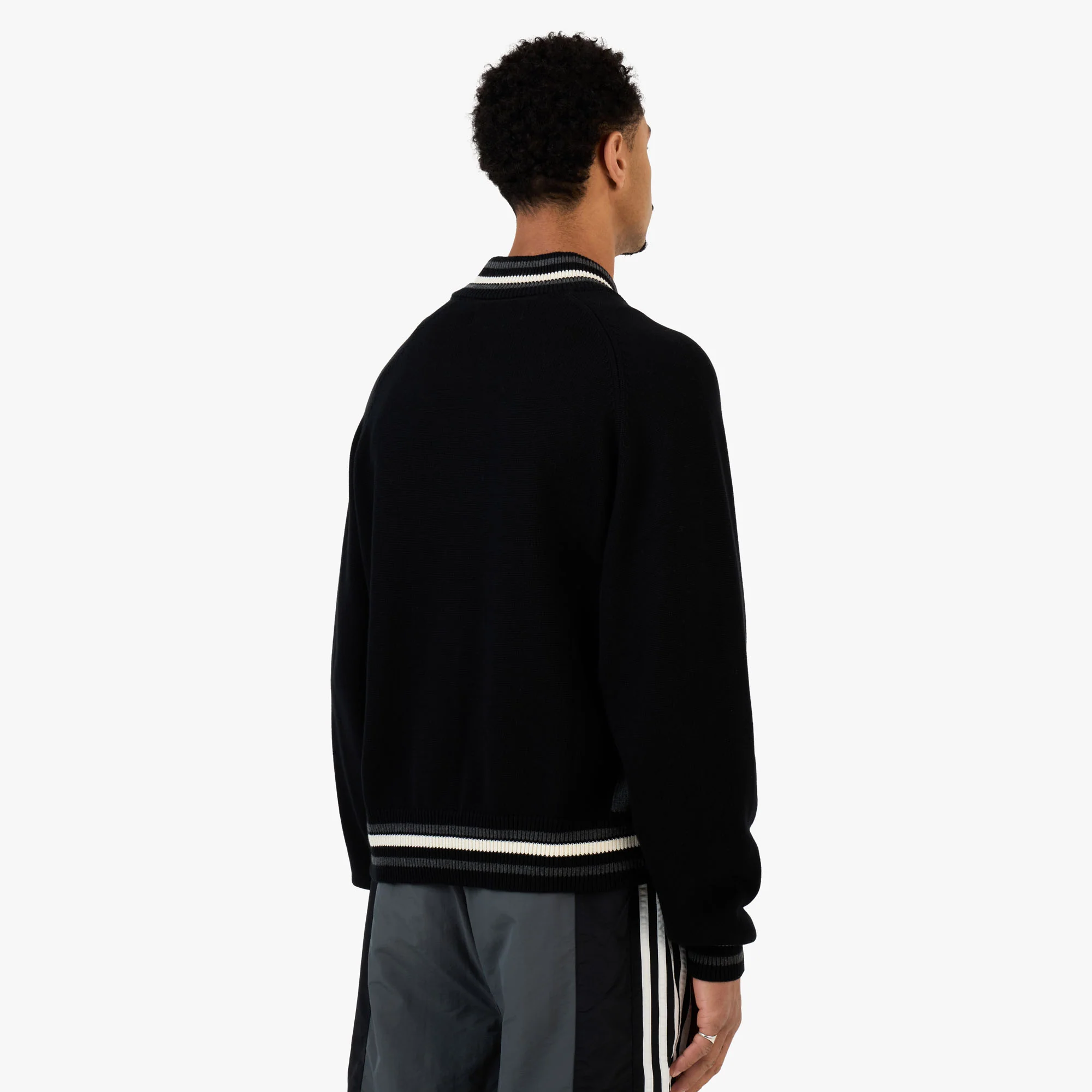 Adidem Astericks Knit Sport Sweater / Black - Image 3