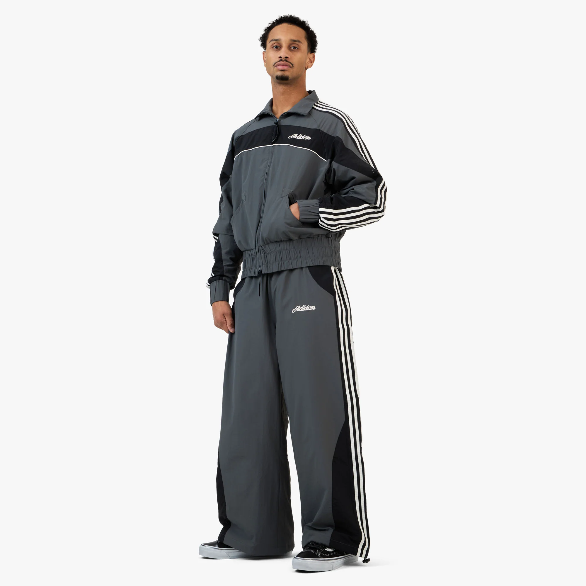 Adidem Astericks Stripped Tracket Pant Black - Image 6