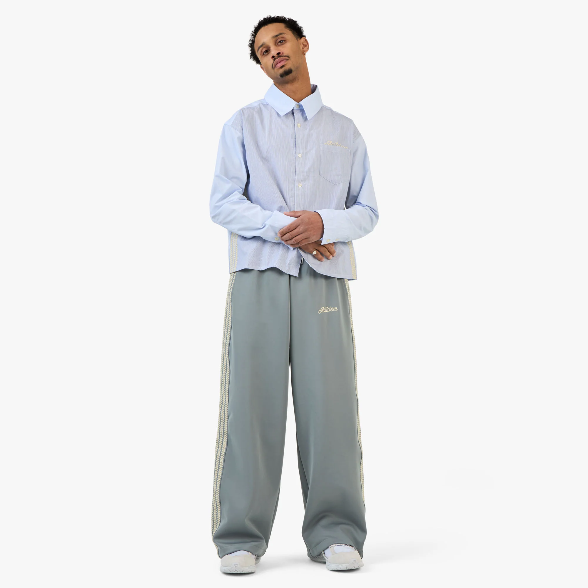 Adidem Asterisks Weave Track Pants / Teal - Image 6