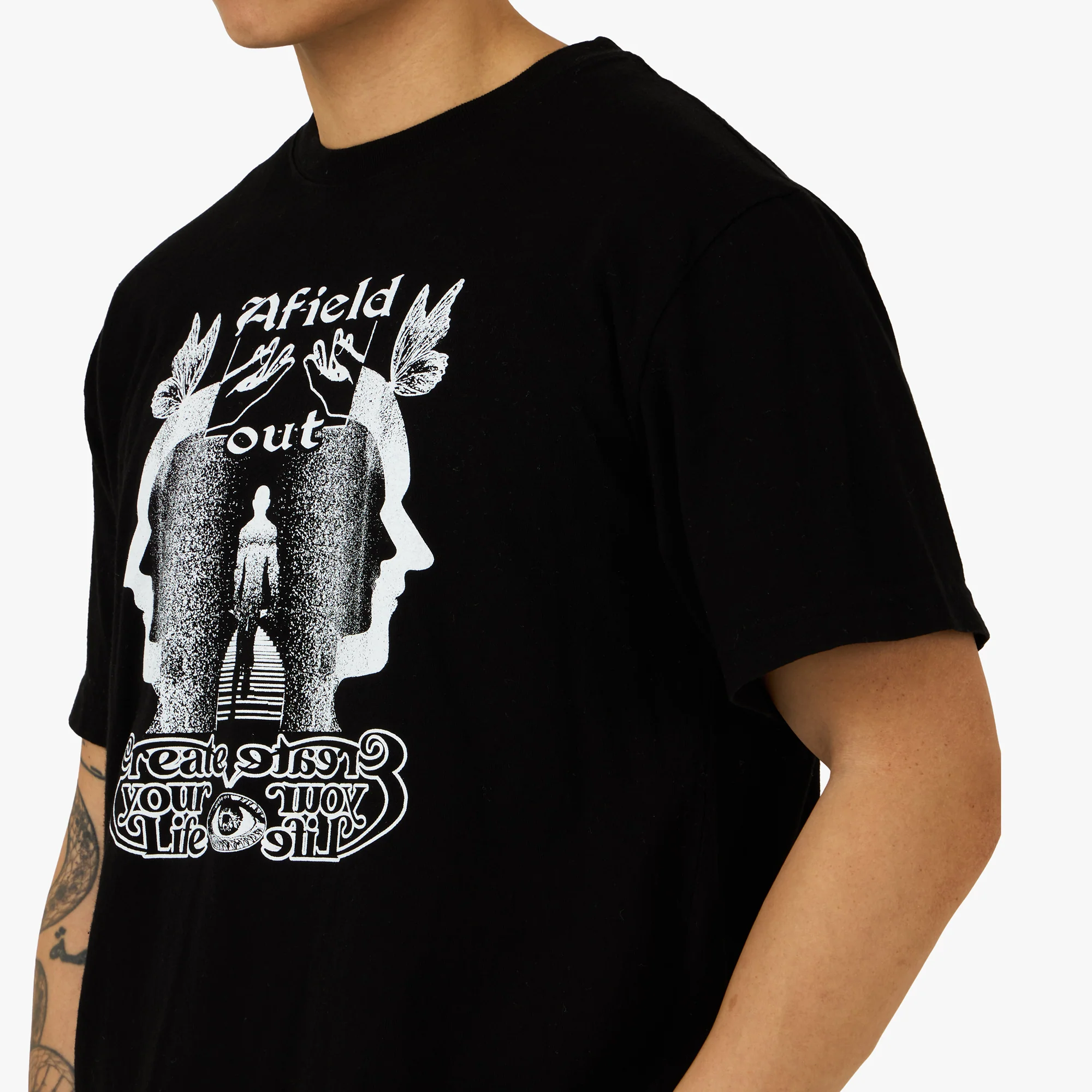 Afield Out Creator T-Shirt Black - Image 4