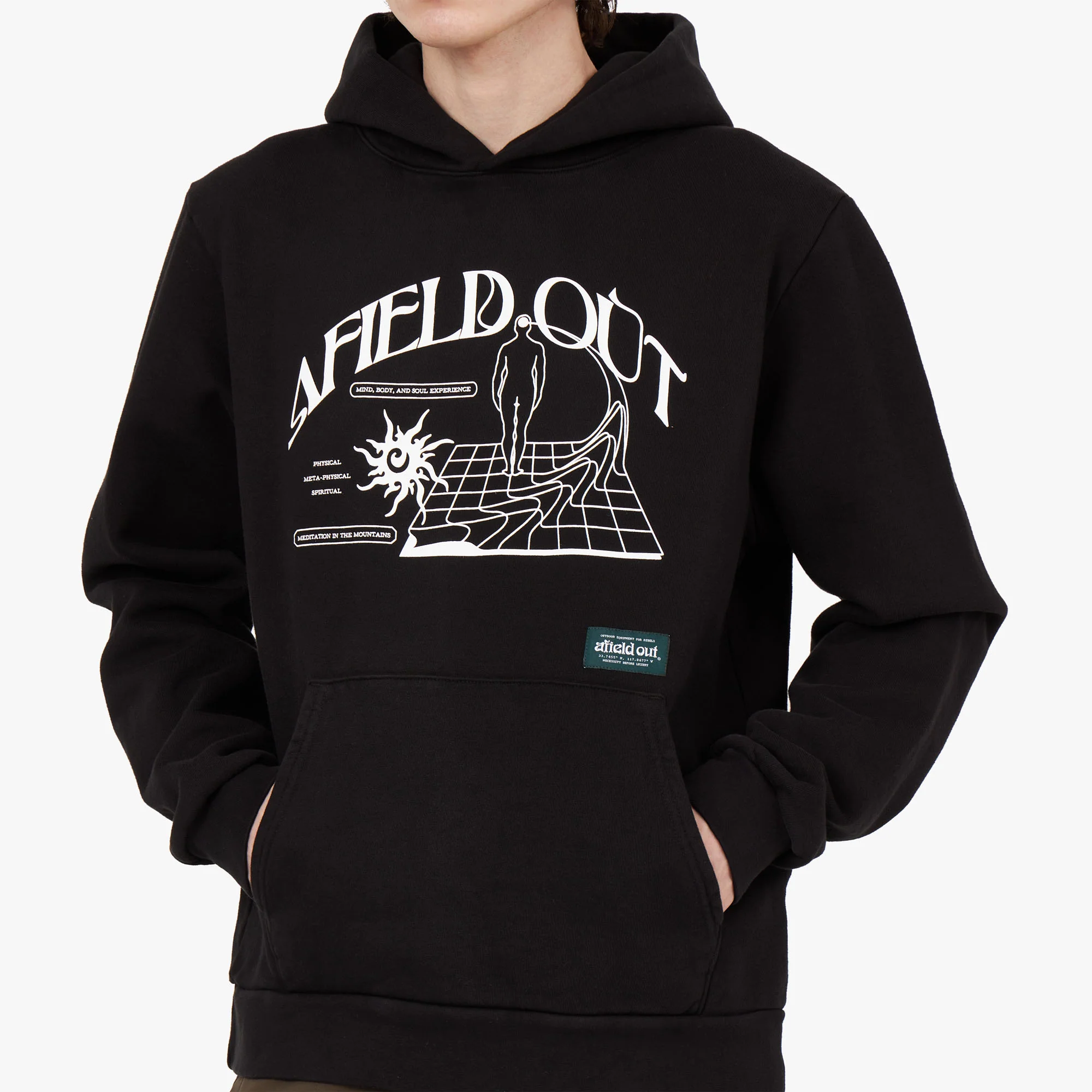 Afield Out Retreat Pullover Hoodie / Black - Image 4