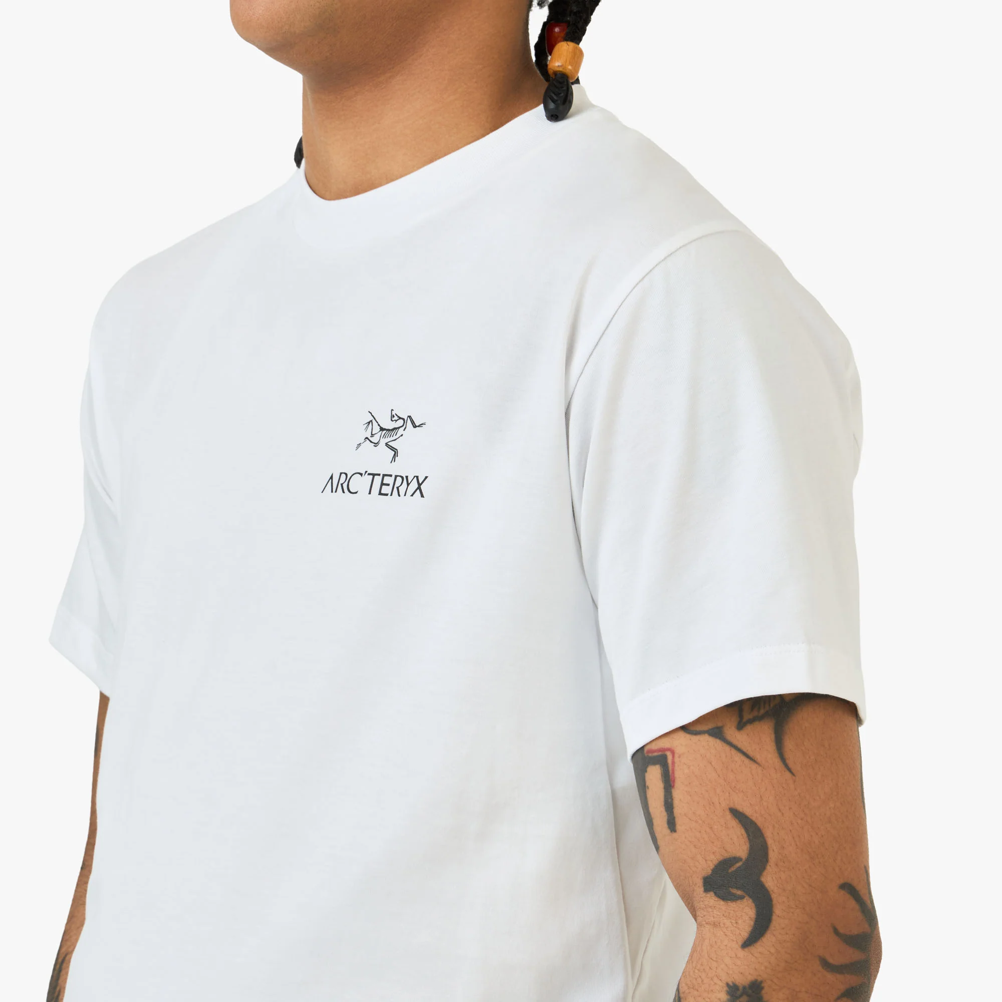 Arc'teryx Kragg SL Bird Word T-Shirt White Light / Black - Image 5