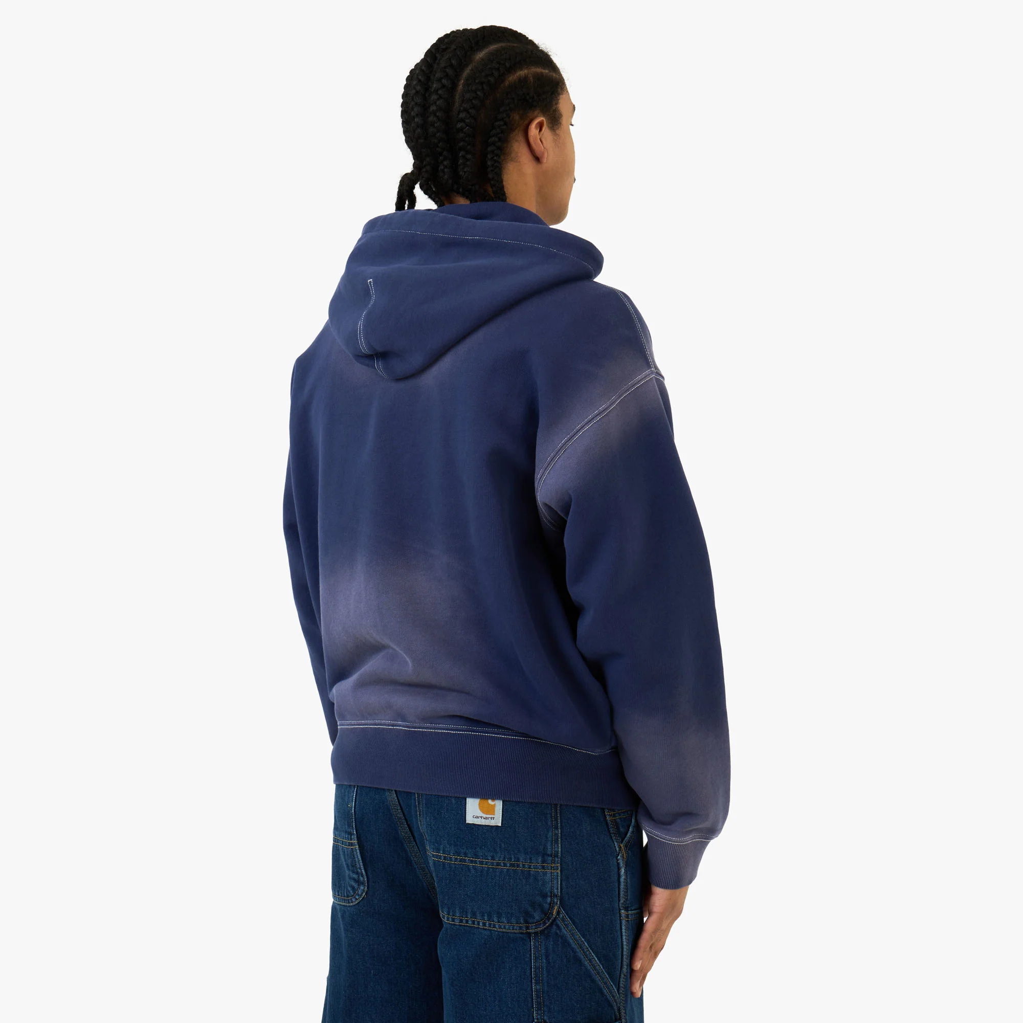 Awake NY Collegiate Arch Zip Hoodie / Navy - Image 3