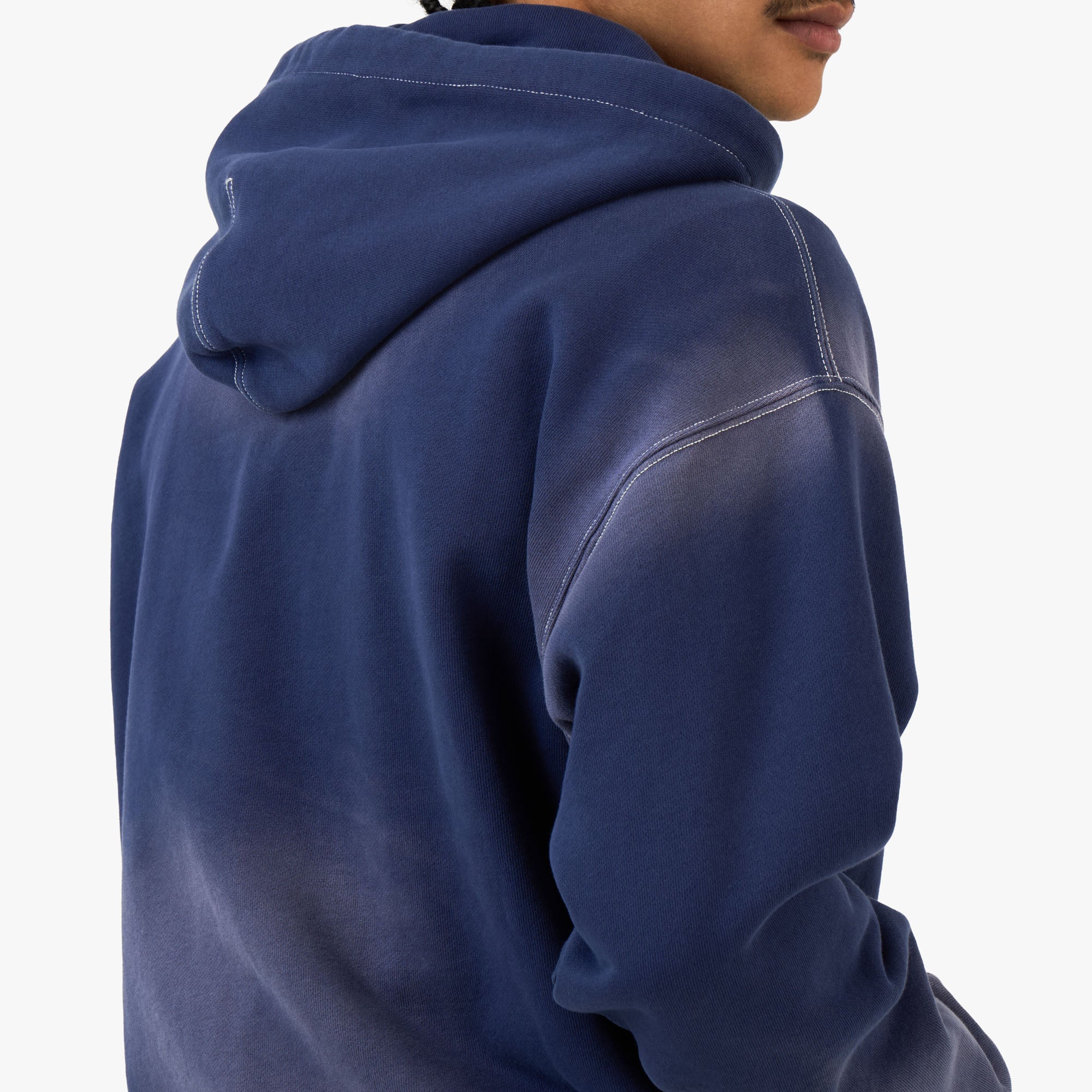 Awake NY Collegiate Arch Zip Hoodie / Navy - Image 5