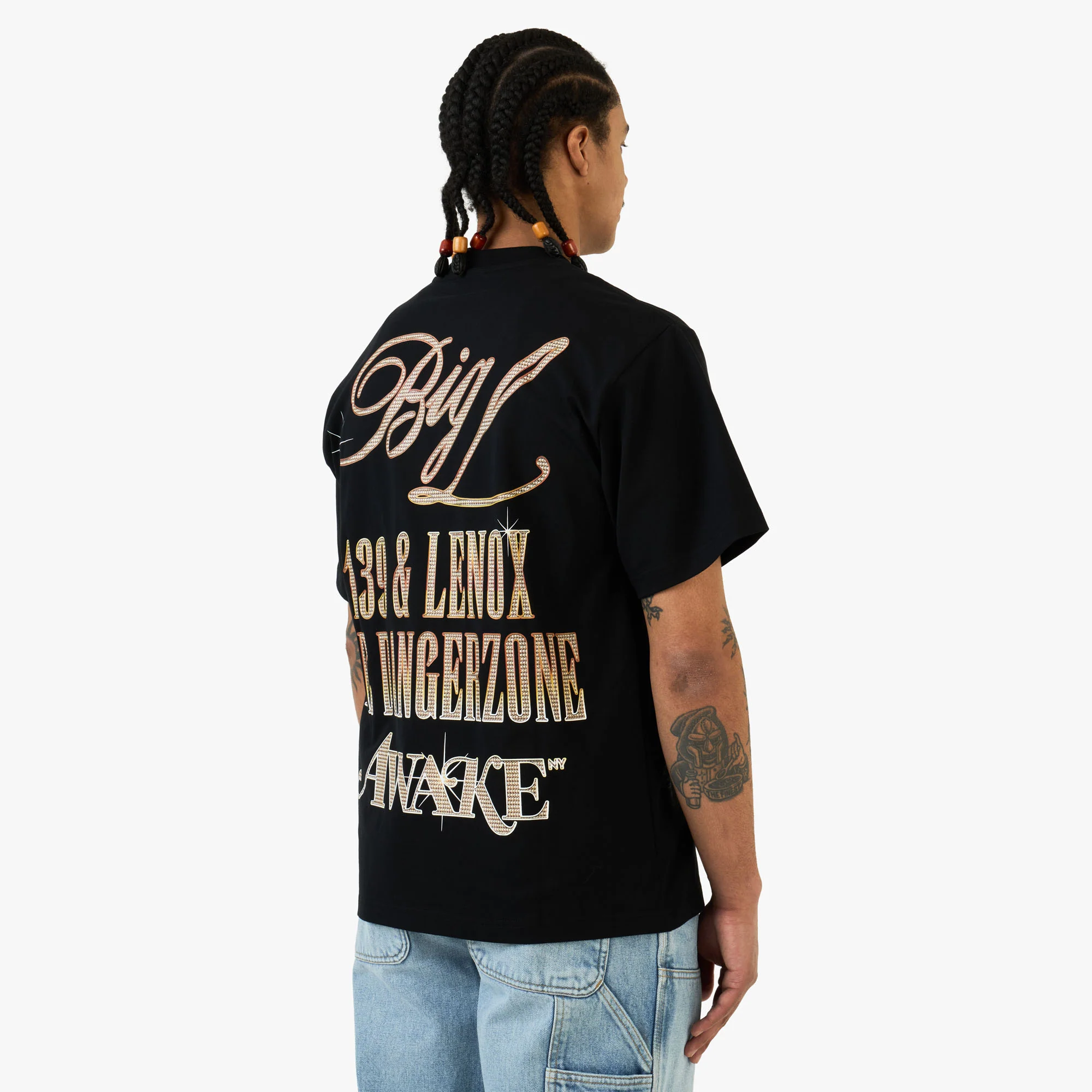 Awake NY Ebonics T-Shirt / Black - Image 3