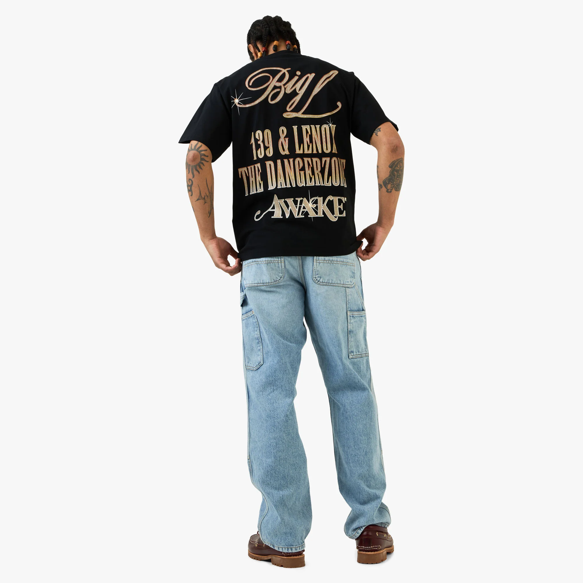 Awake NY Ebonics T-Shirt / Black - Image 7