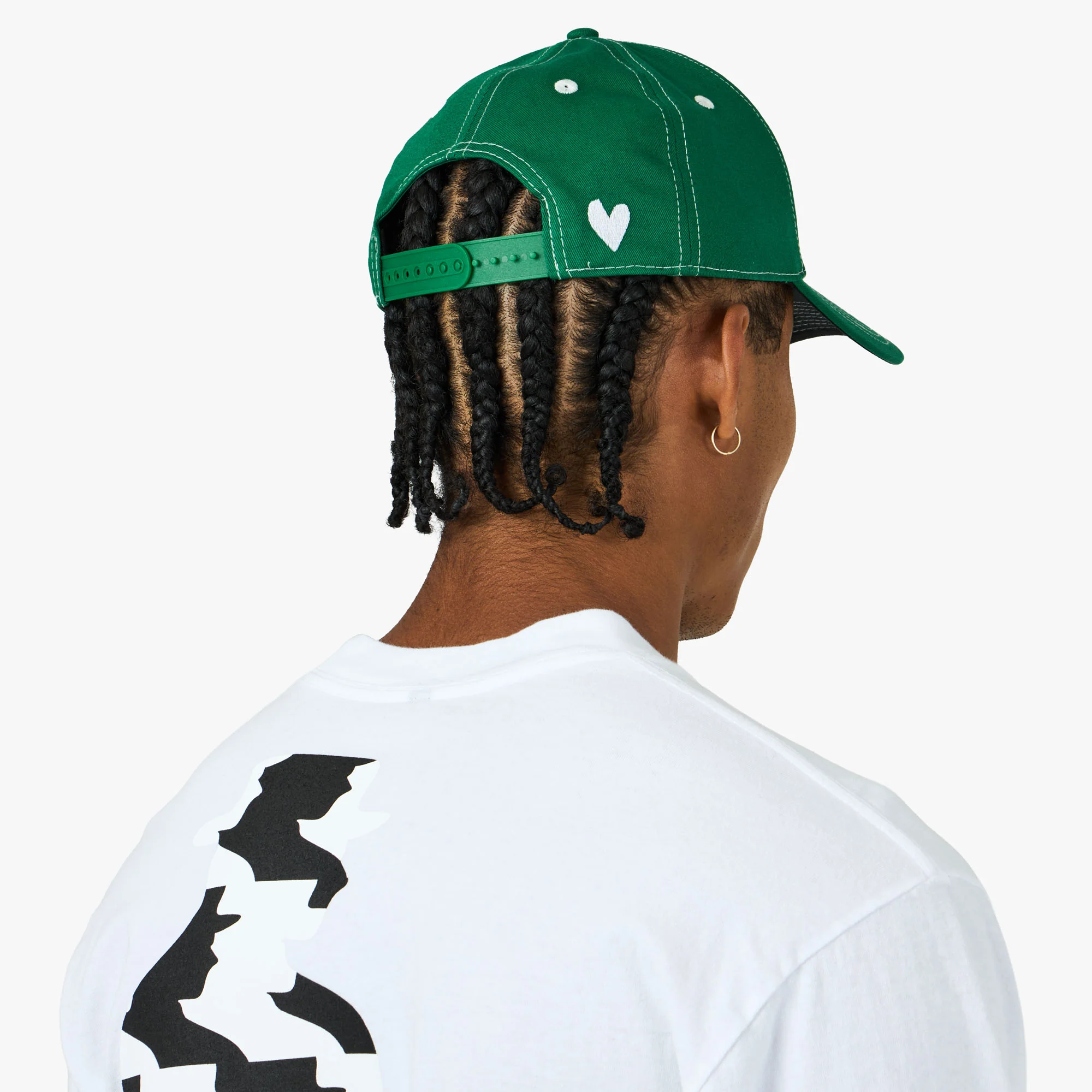 b.Eautiful b.E Hat Green / White - Image 3