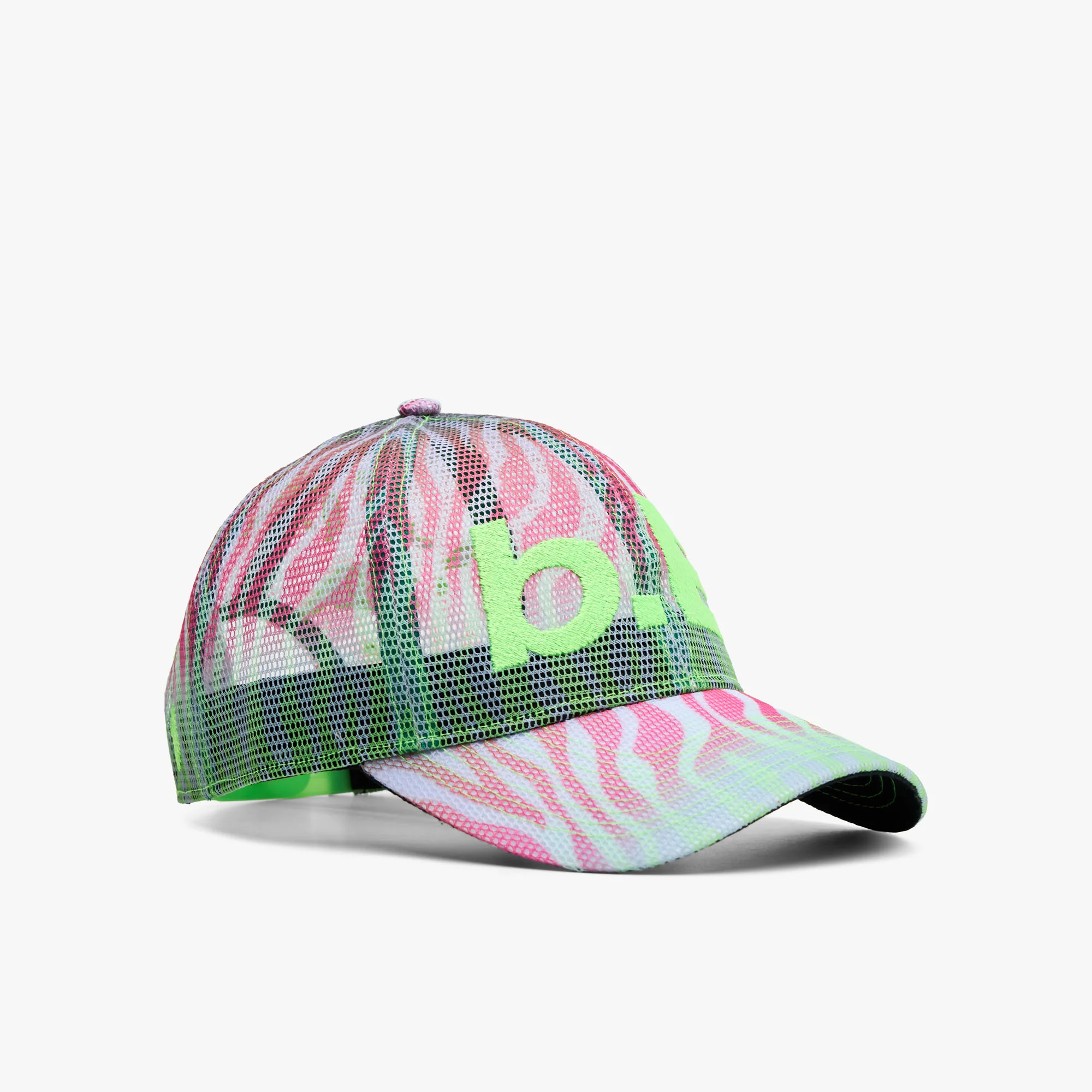 b.Eautiful b.E Hat Multi Zebra Mesh / Highlighter - Image 4
