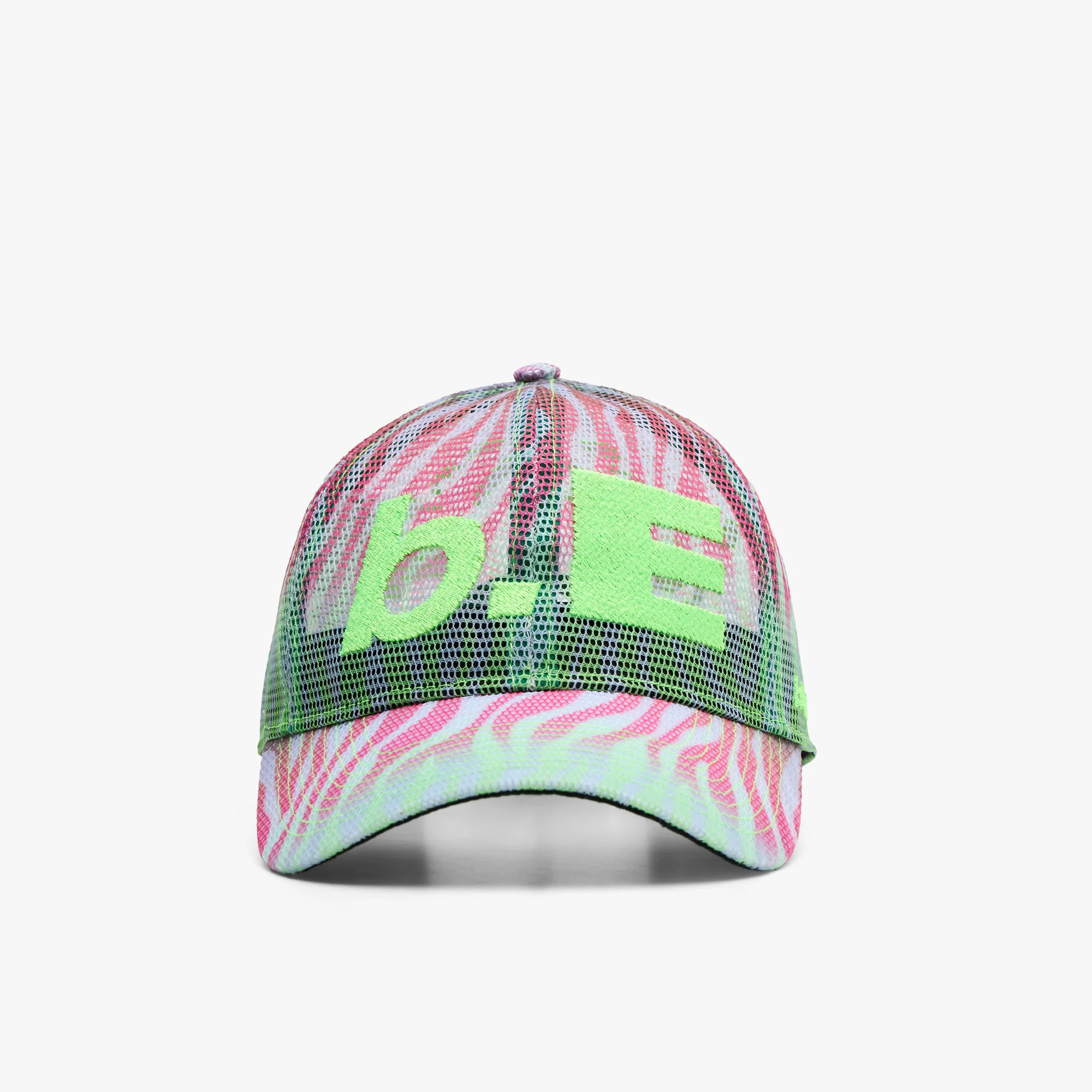 b.Eautiful b.E Hat Multi Zebra Mesh / Highlighter - Image 5