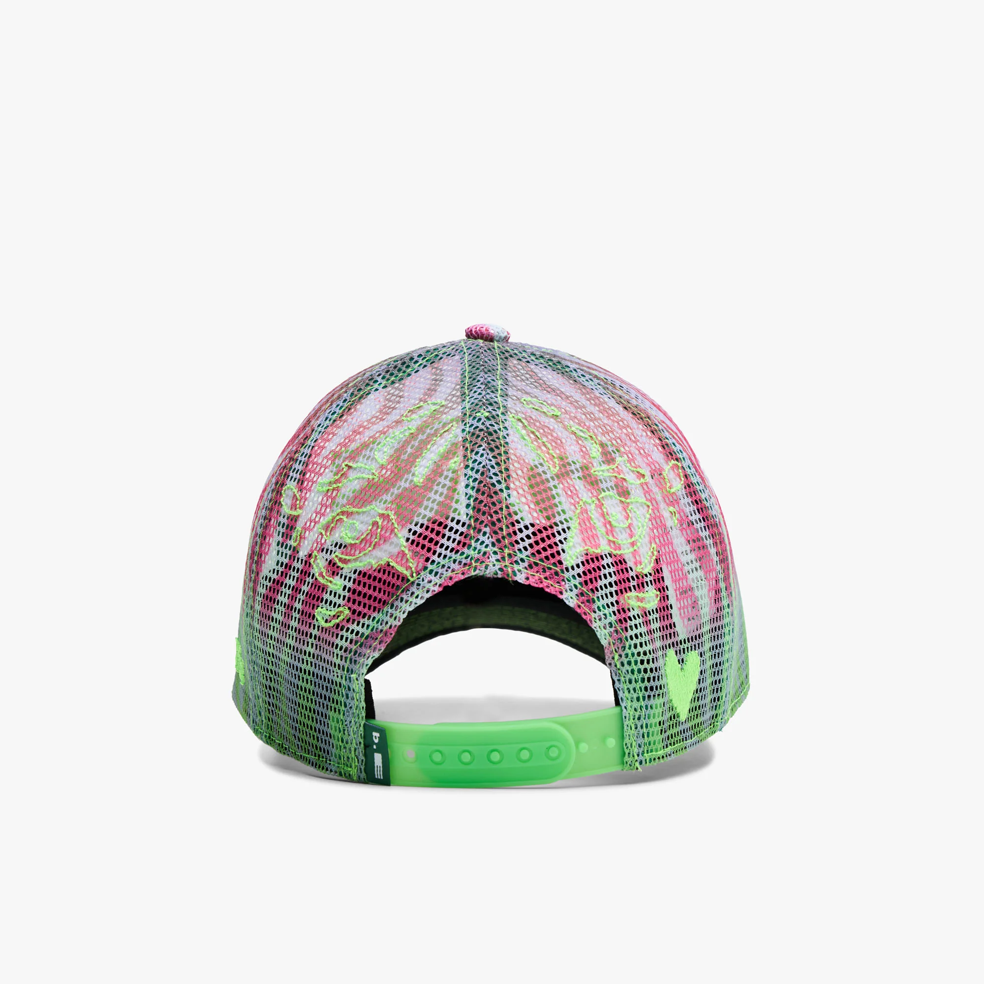 b.Eautiful b.E Hat Multi Zebra Mesh / Highlighter - Image 7