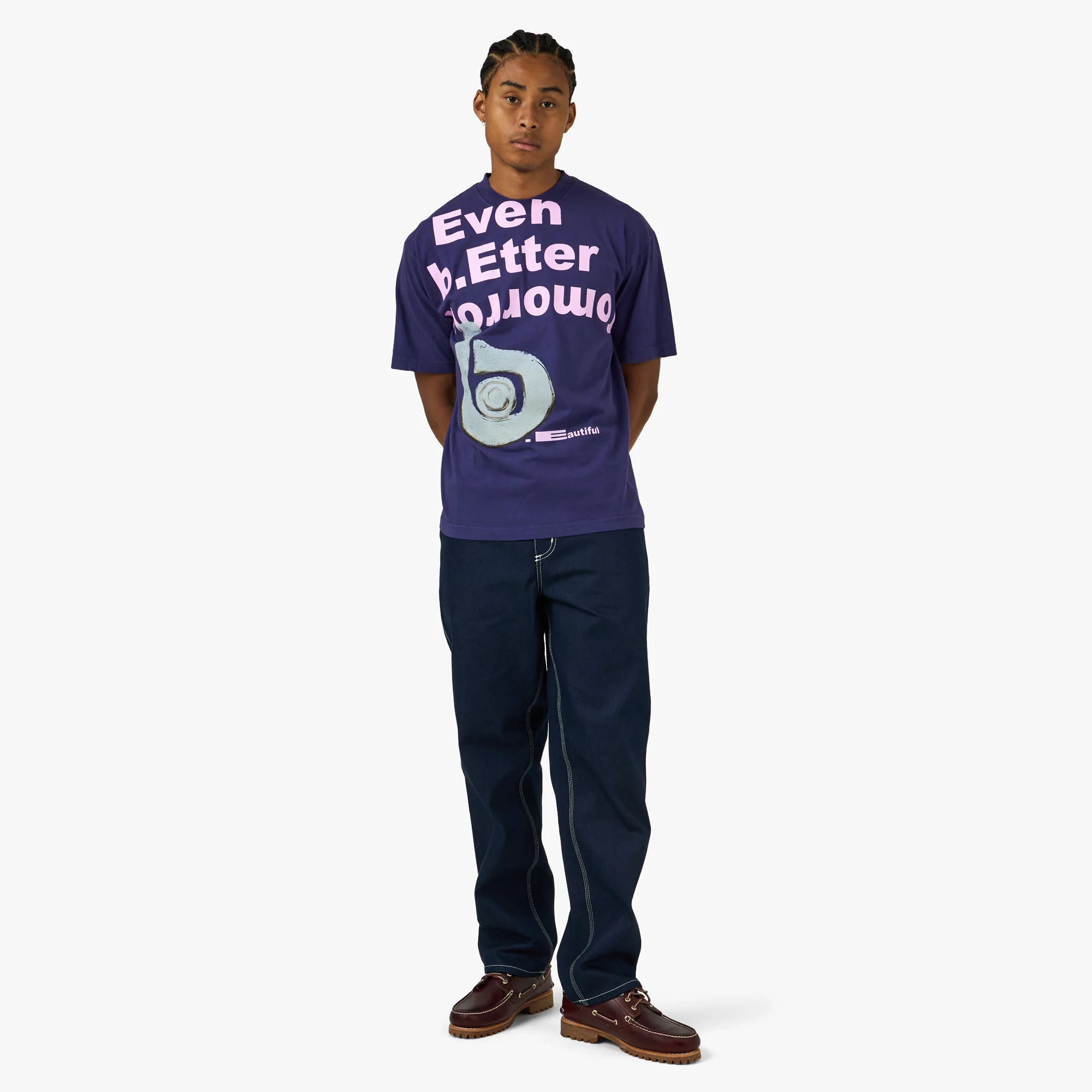 b.Eautiful Even Better Tomorrow T-Shirt Purple - Image 6