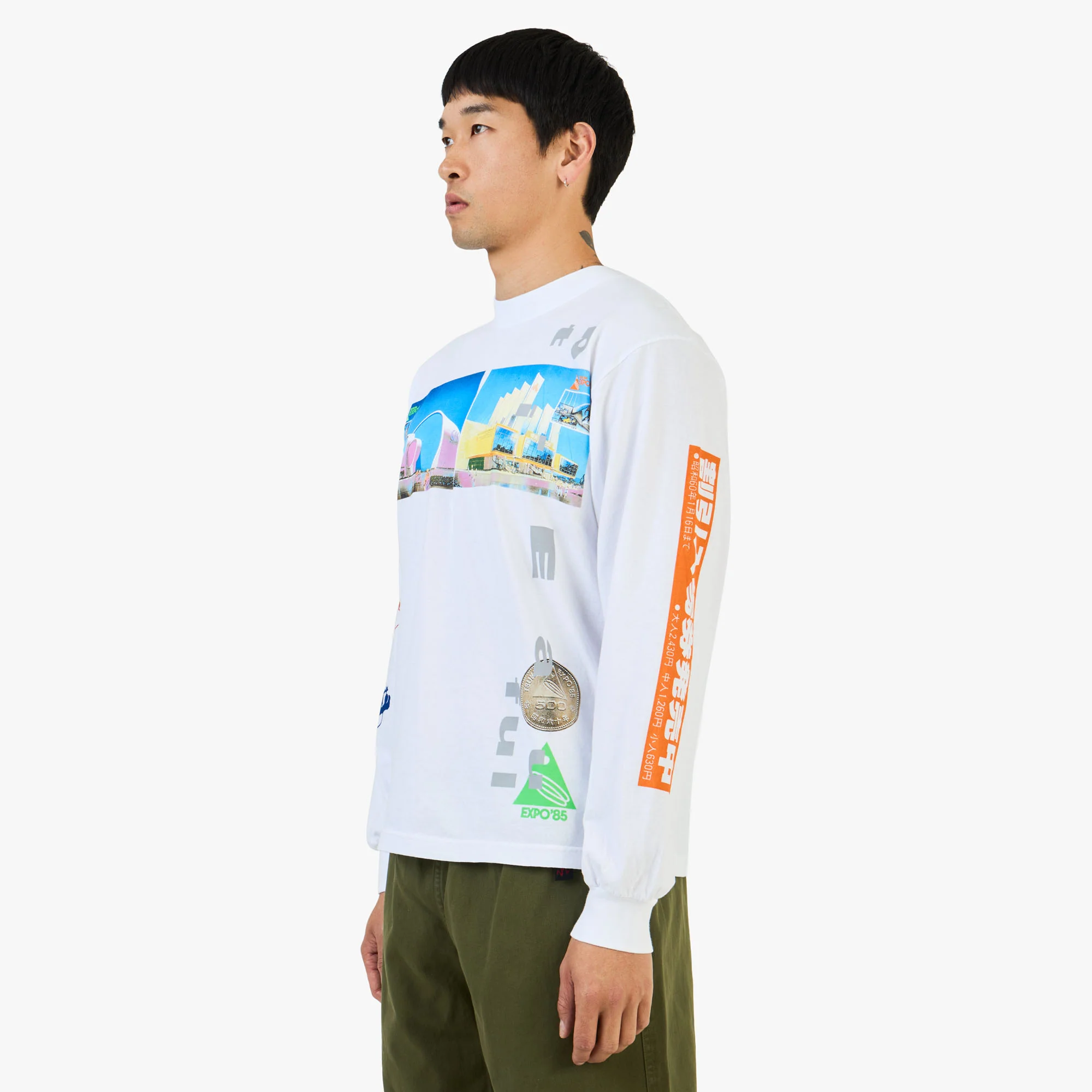 b.Eautiful Expo85 Longsleeve / White - Image 5