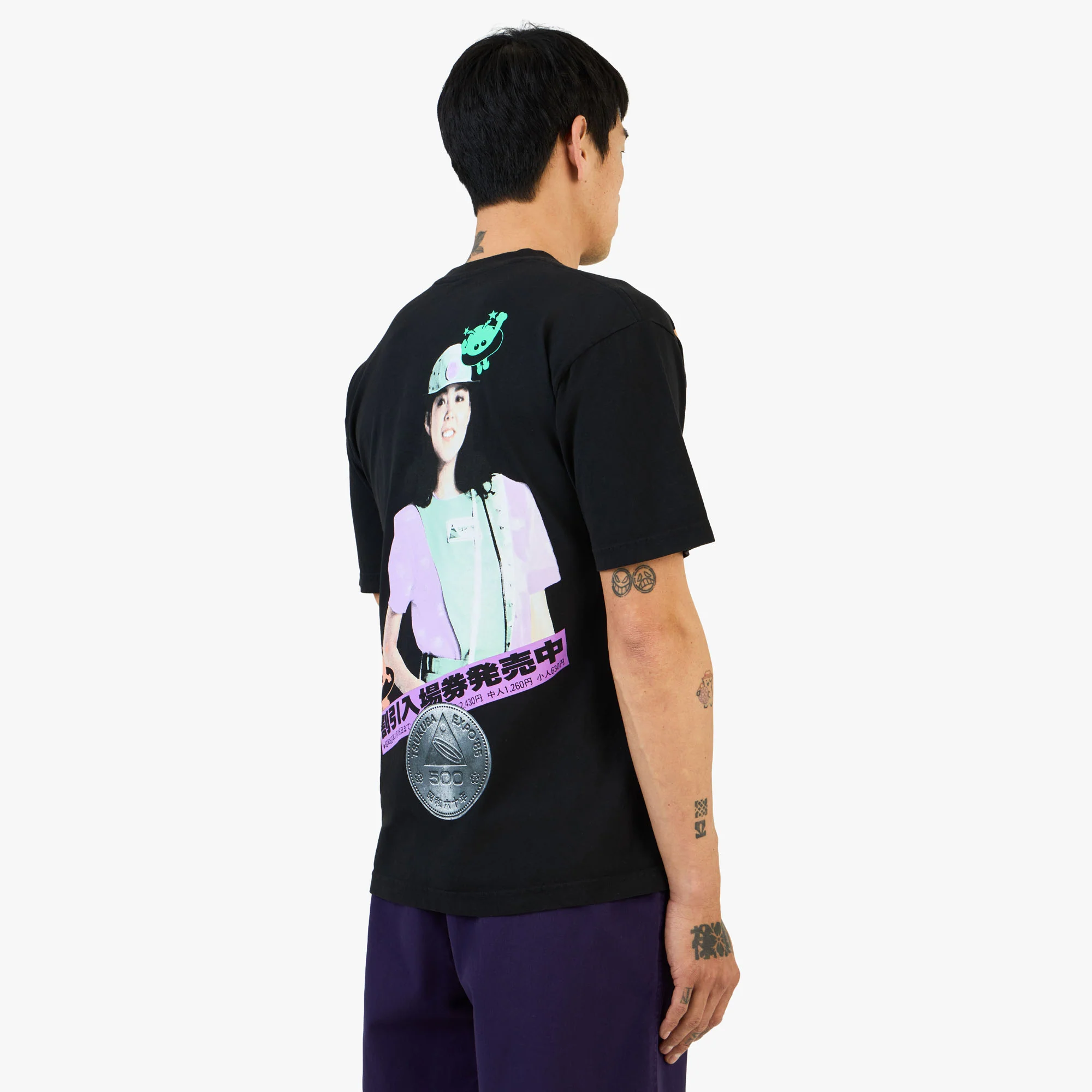 b.Eautiful Expo85 T-Shirt / Black - Image 2
