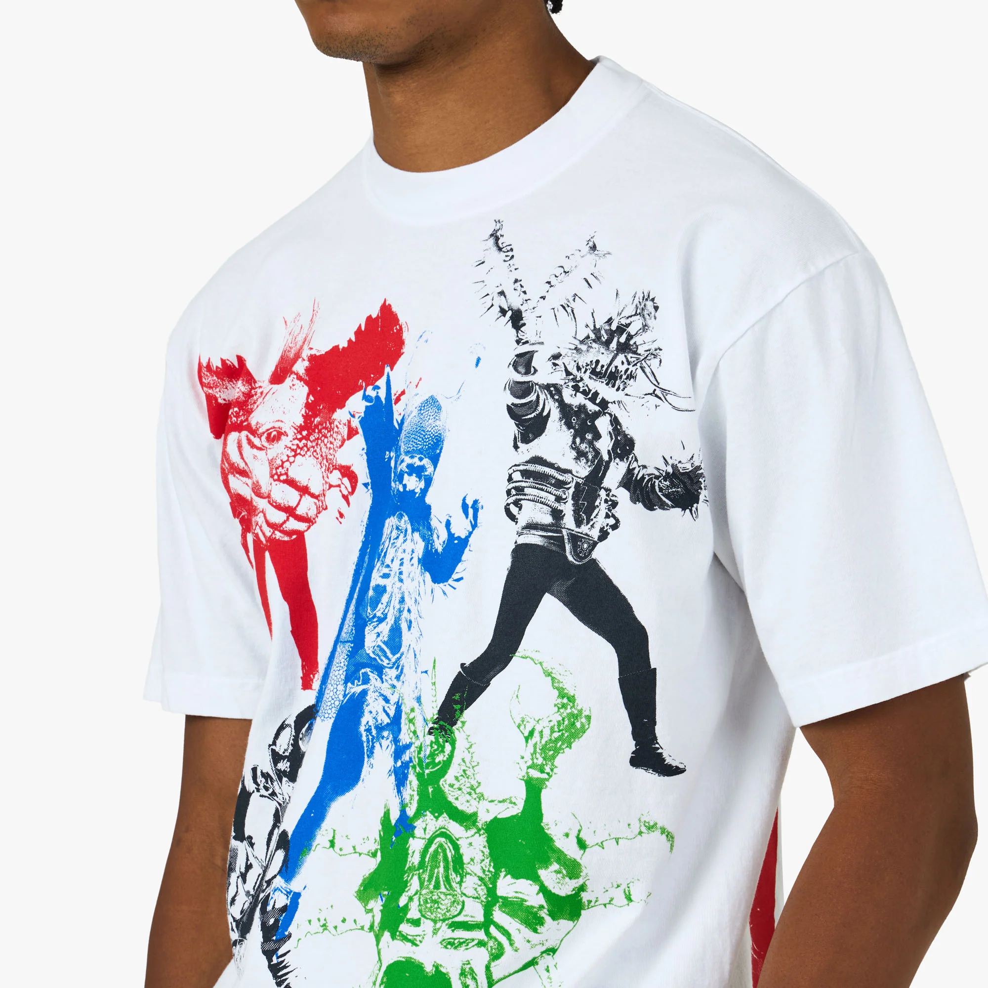 b.Eautiful Hero T-Shirt White - Image 4