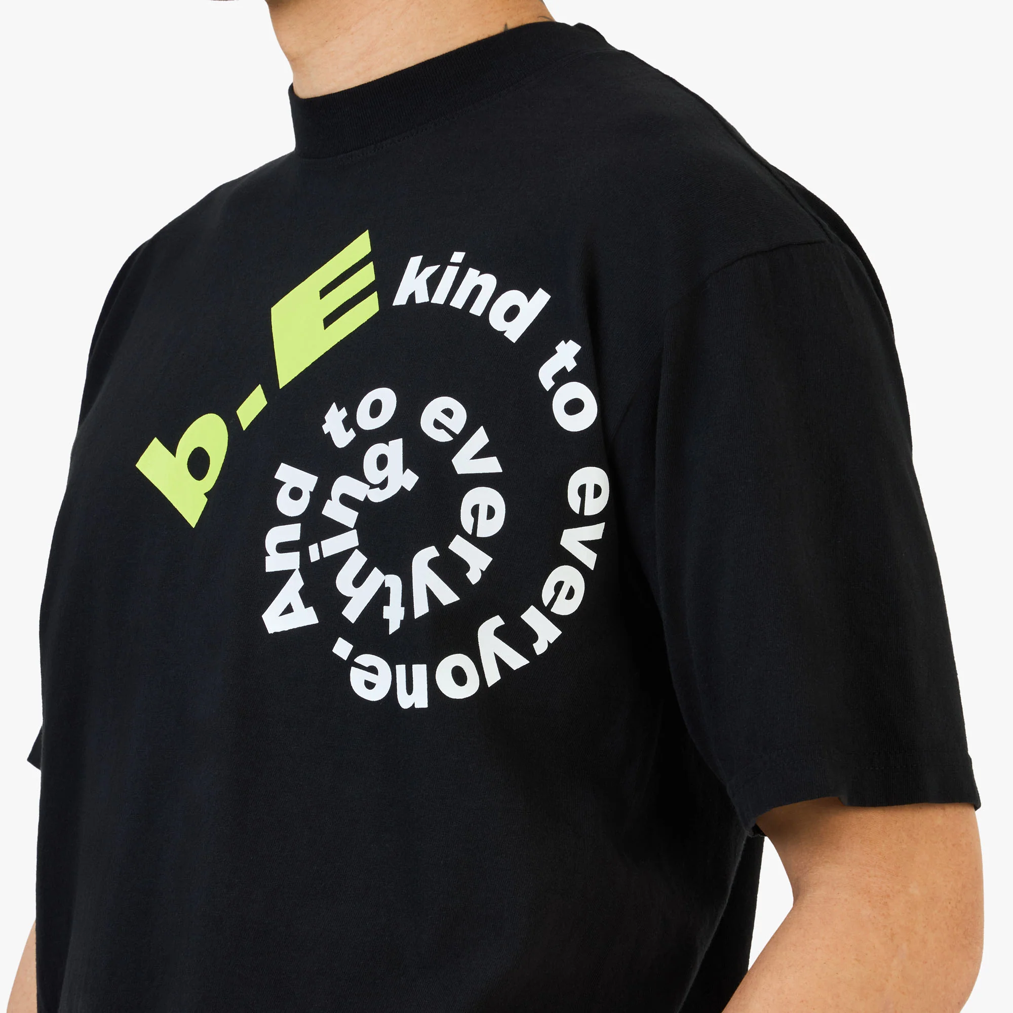 b.Eautiful Logo 15 T-Shirt / Black - Image 3