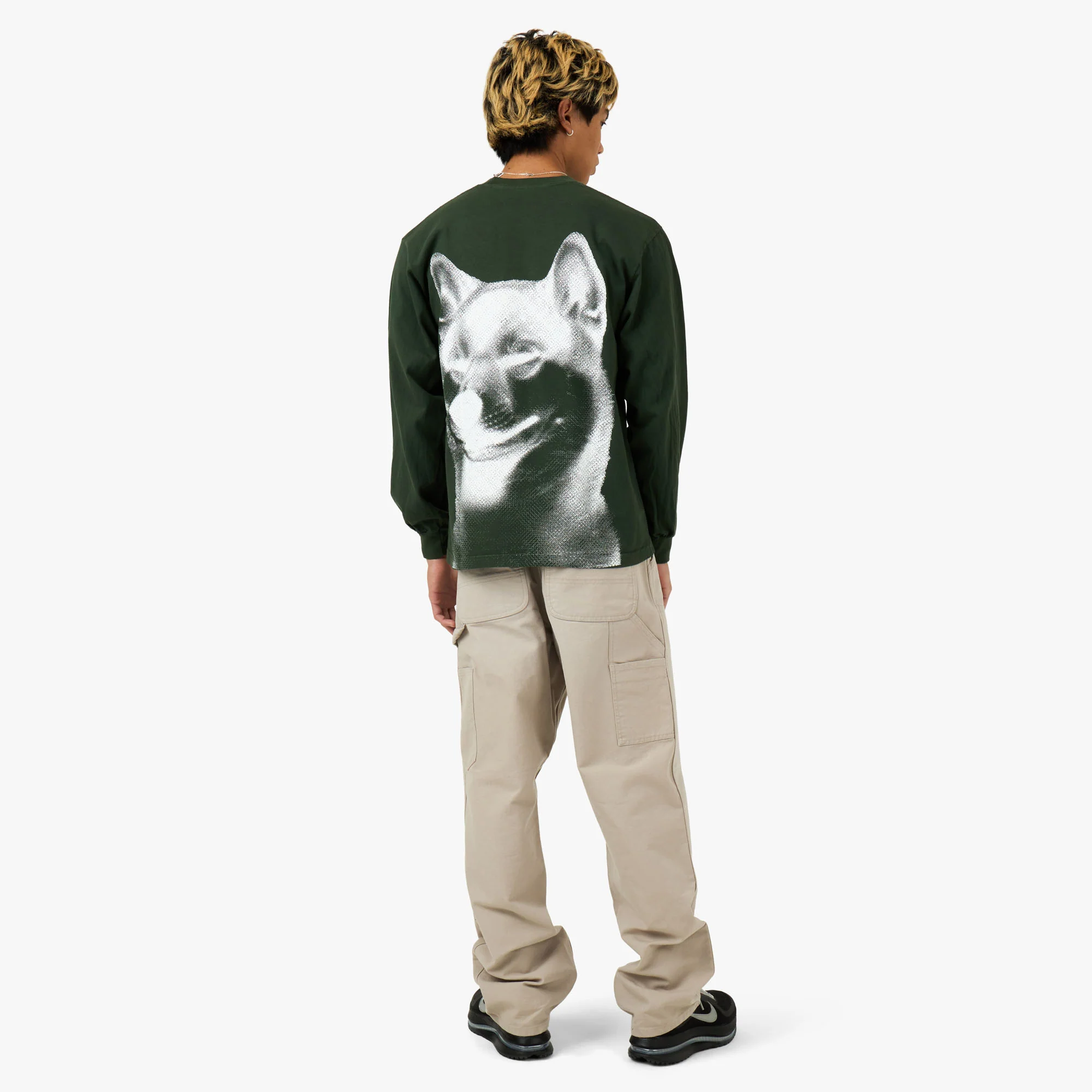 b.Eautiful Shiba Longsleeve Shirt Green - Image 7
